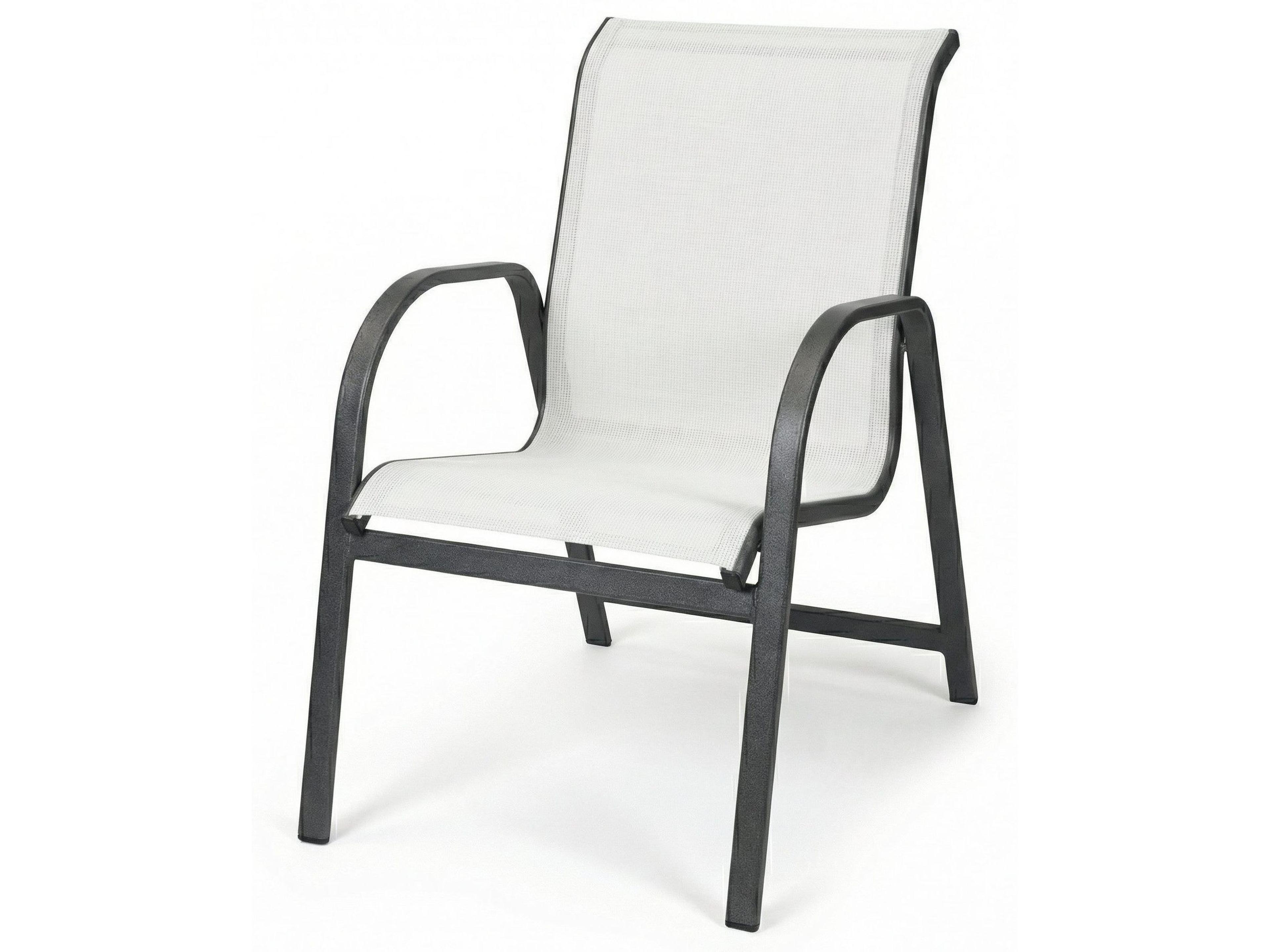 Windward Design Group Ocean Breeze Sling Aluminum Outdoor Patio Dining Arm Chair