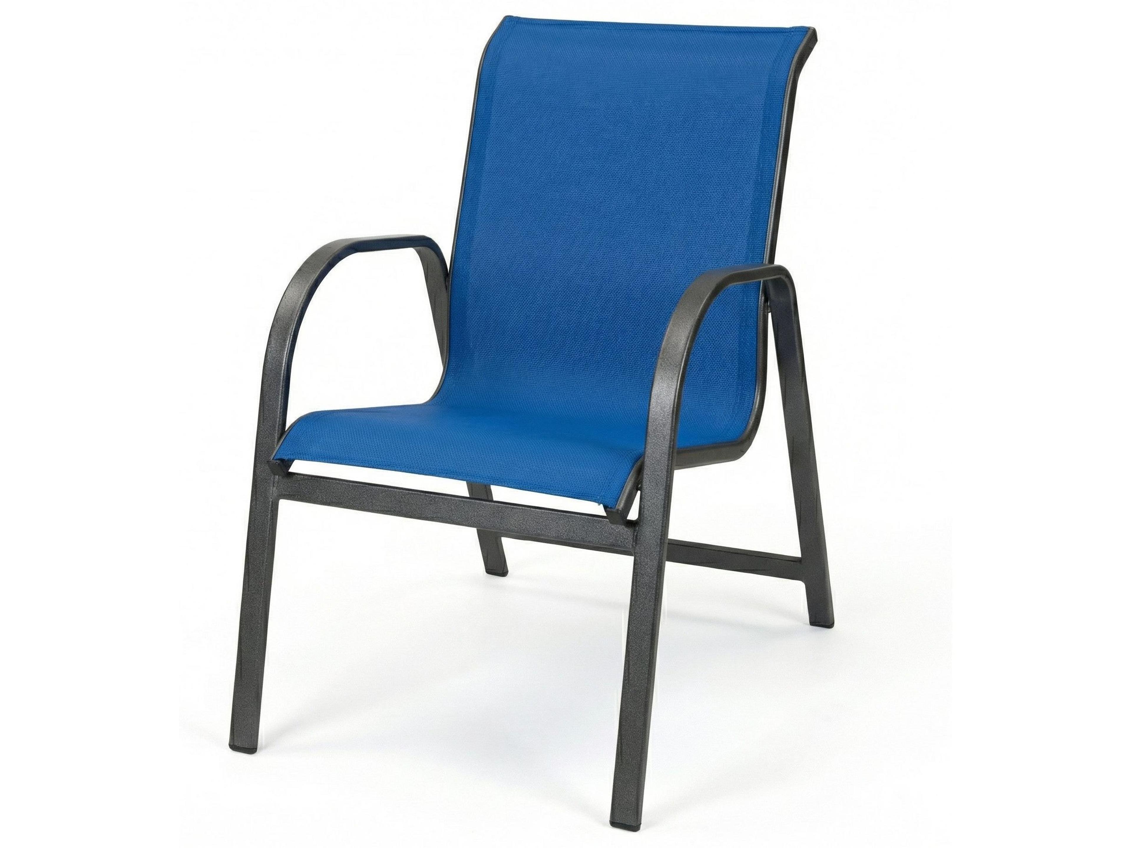 Windward Design Group Ocean Breeze Sling Aluminum Outdoor Patio Dining Arm Chair