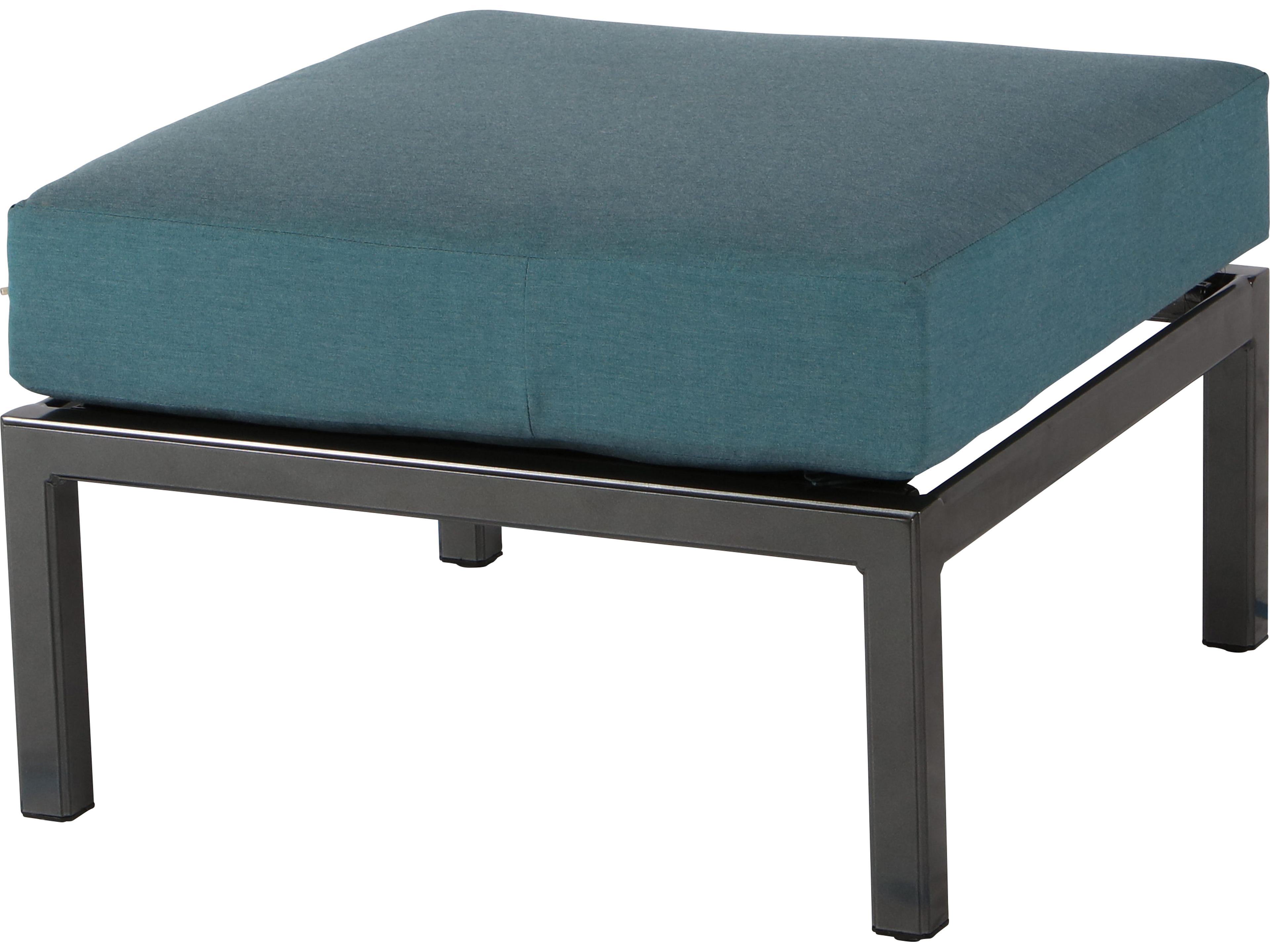 Barcelona Deep Seating Aluminum Outdoor Patio Ottoman