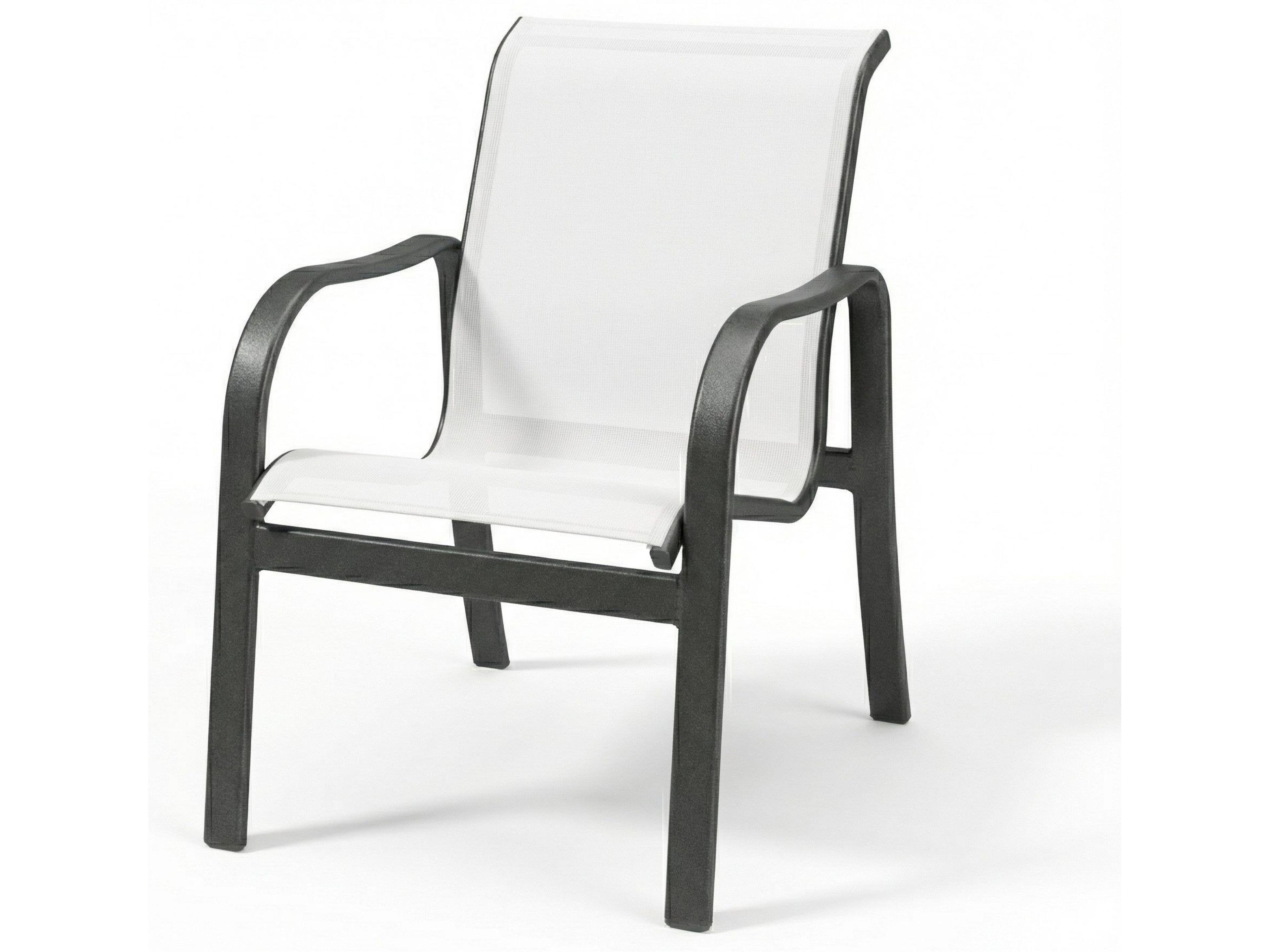 Windward Design Group Sonata Sling Aluminum Outdoor Patio Dining Arm Chair