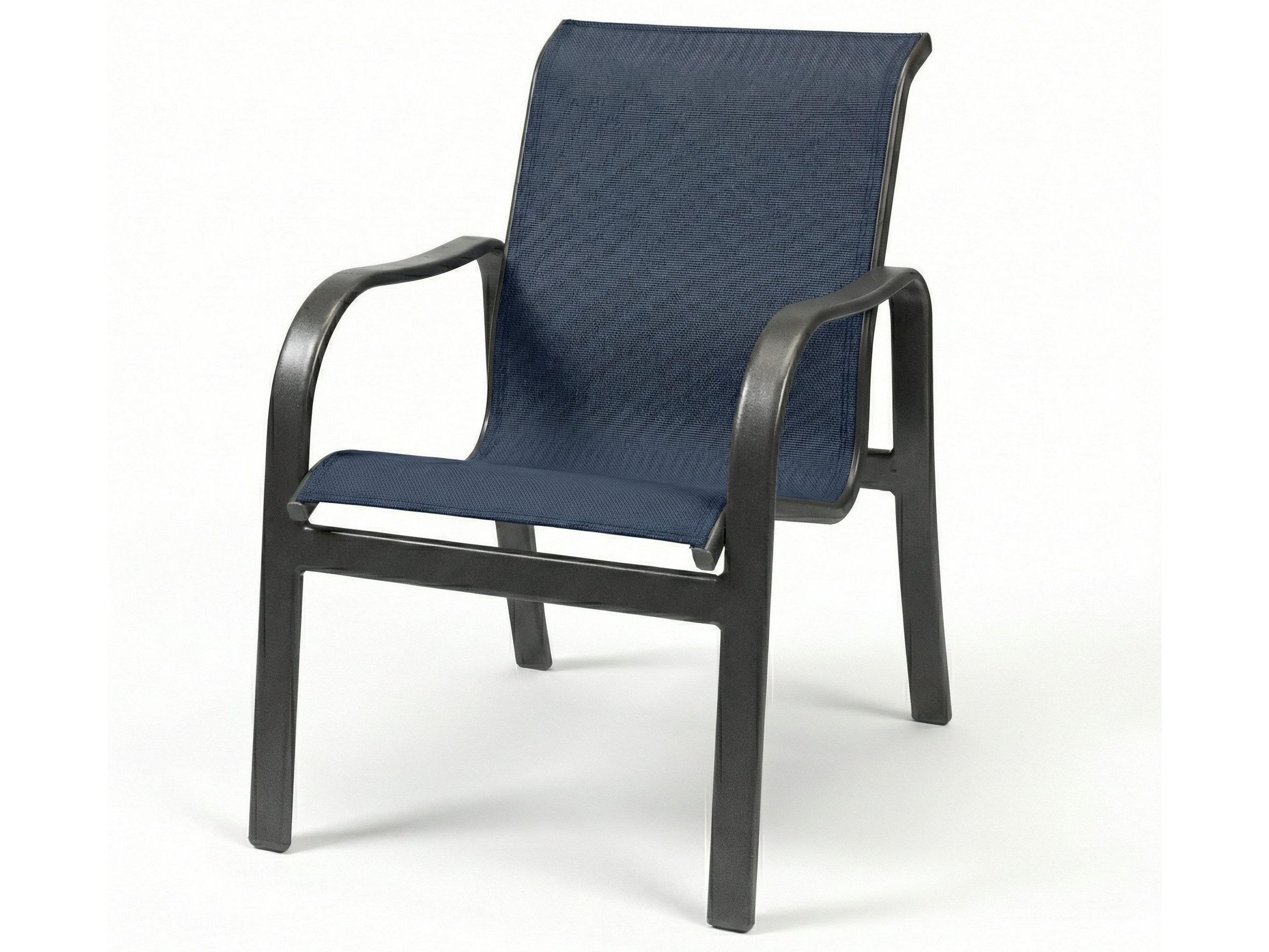 Windward Design Group Sonata Sling Aluminum Outdoor Patio Dining Arm Chair