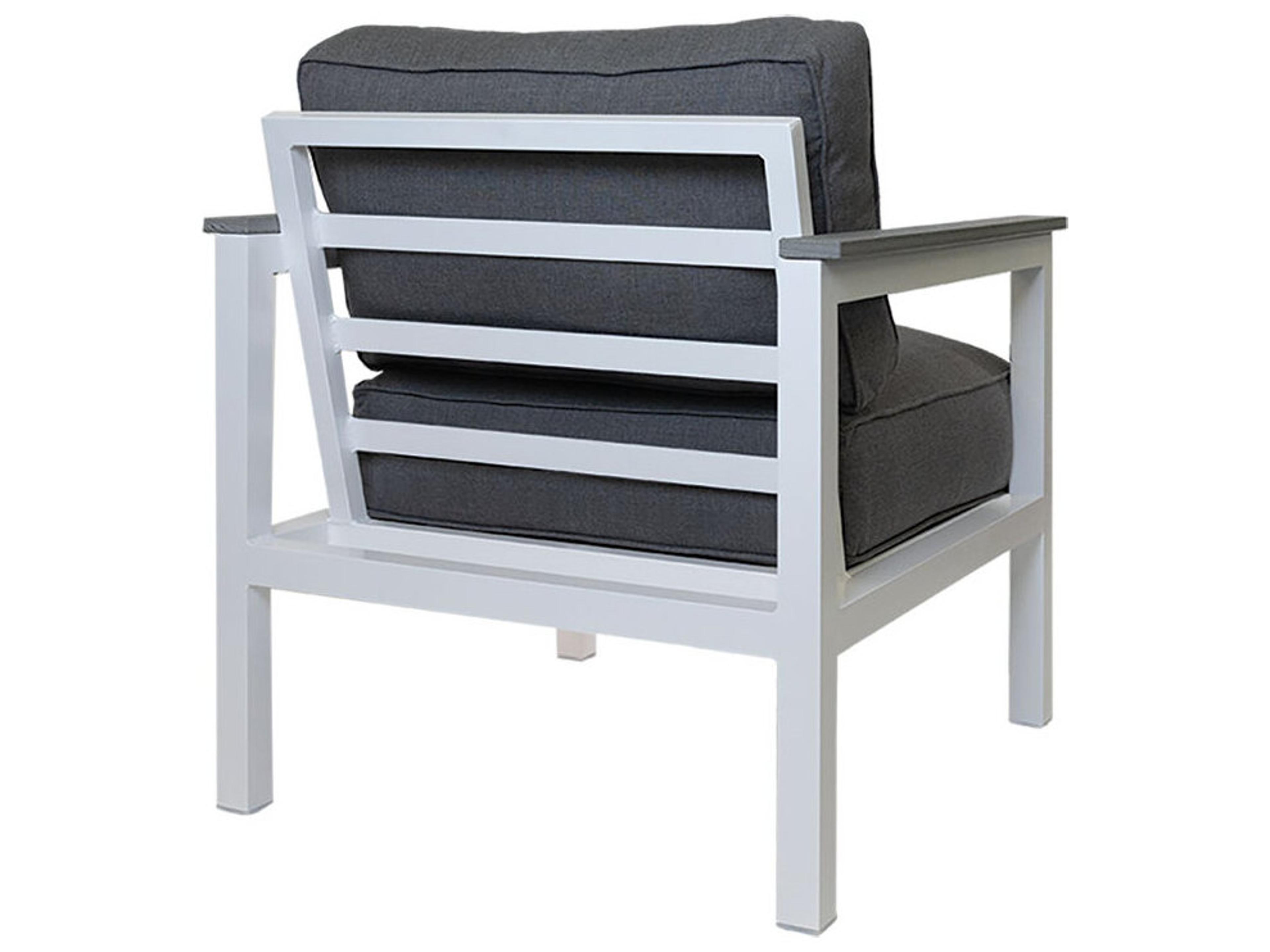 Windward Design Group Juno II Deep Seating Aluminum Outdoor Patio Lounge Chair