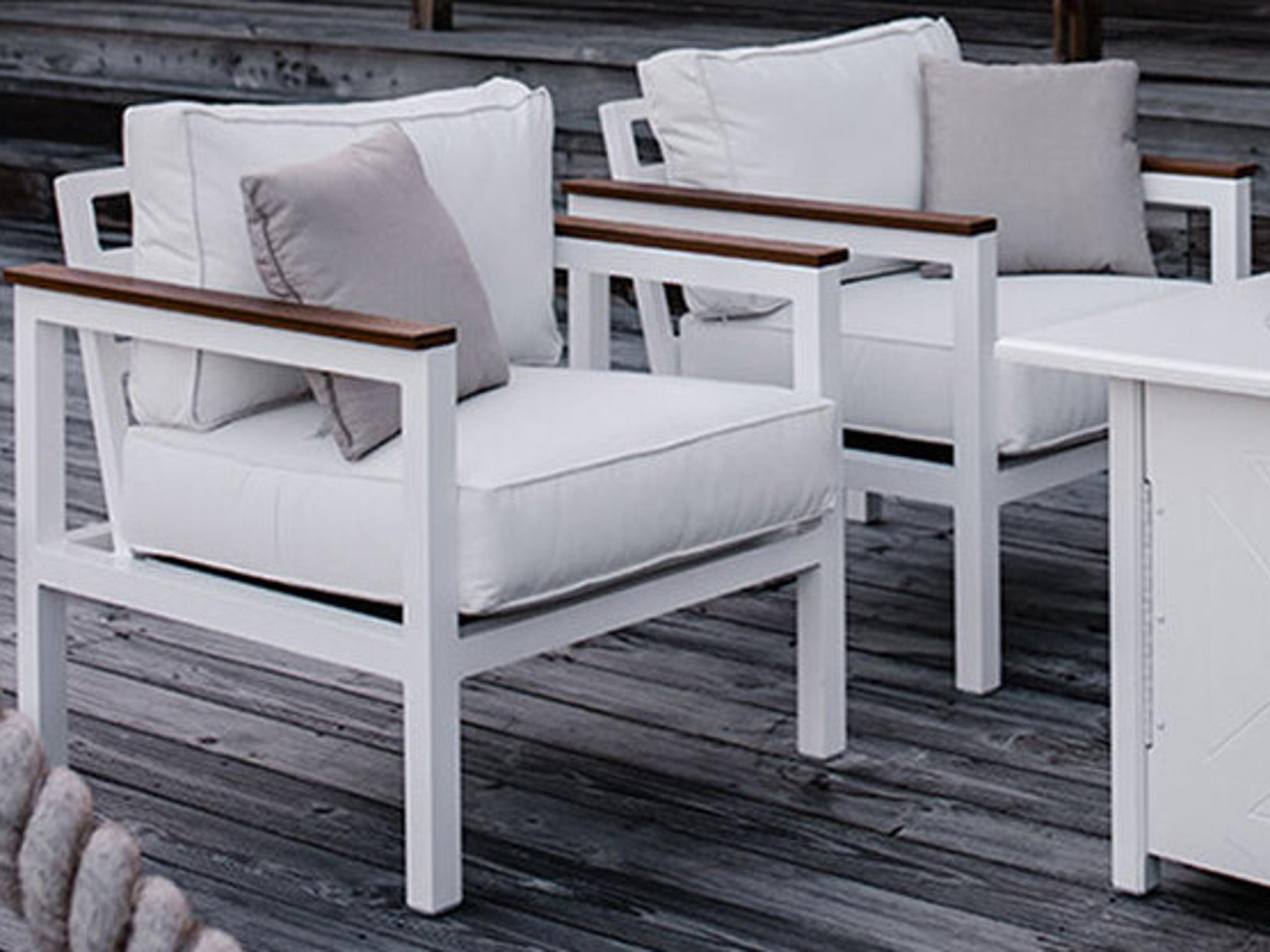 Windward Design Group Juno II Deep Seating Aluminum Outdoor Patio Lounge Chair