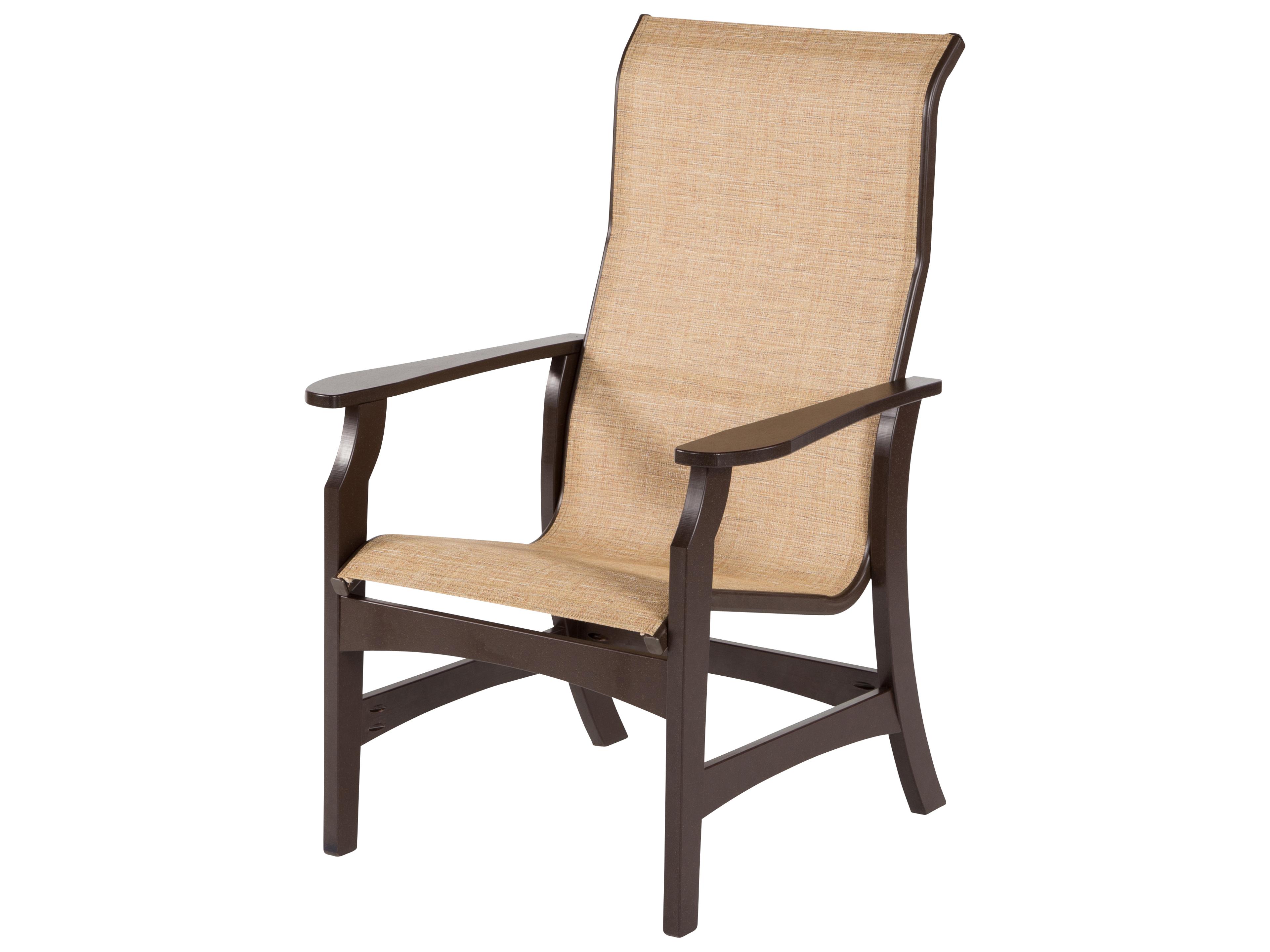 Covina Sling Mgp High Back Outdoor Dining Chair