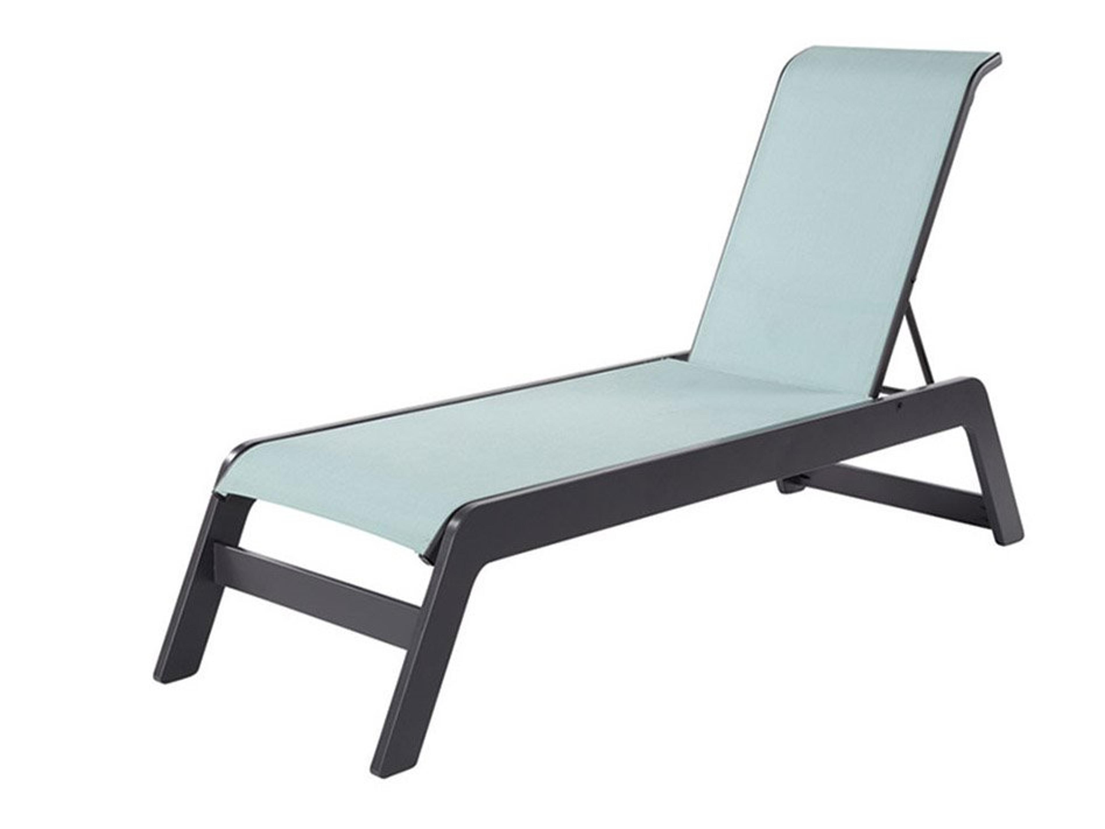 Malibu Sling MGP Stacking Outdoor Chaise Lounge
