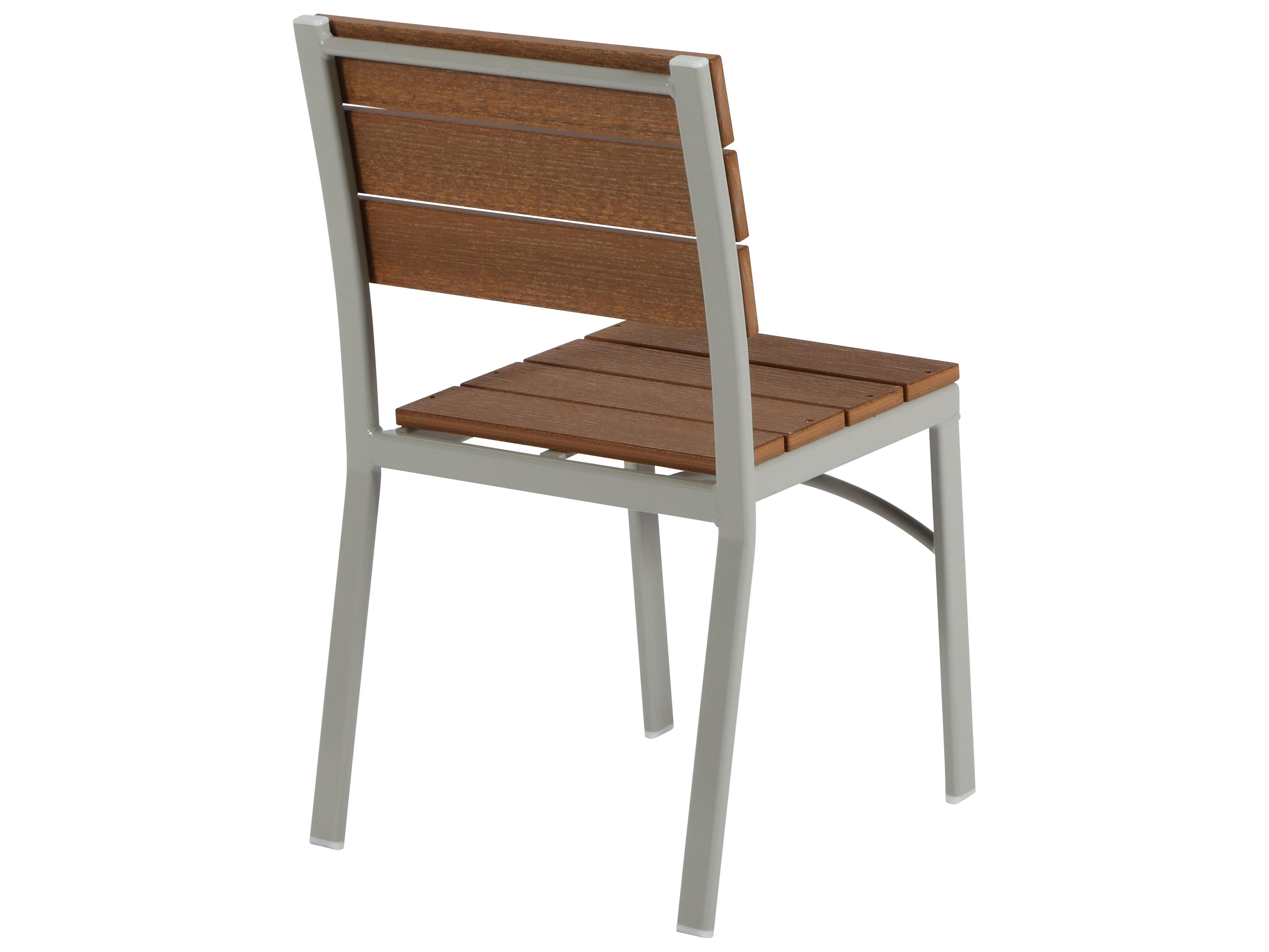 Windward Design Group Bermuda MGP Aluminum Stacking Outdoor Dining Side Chair