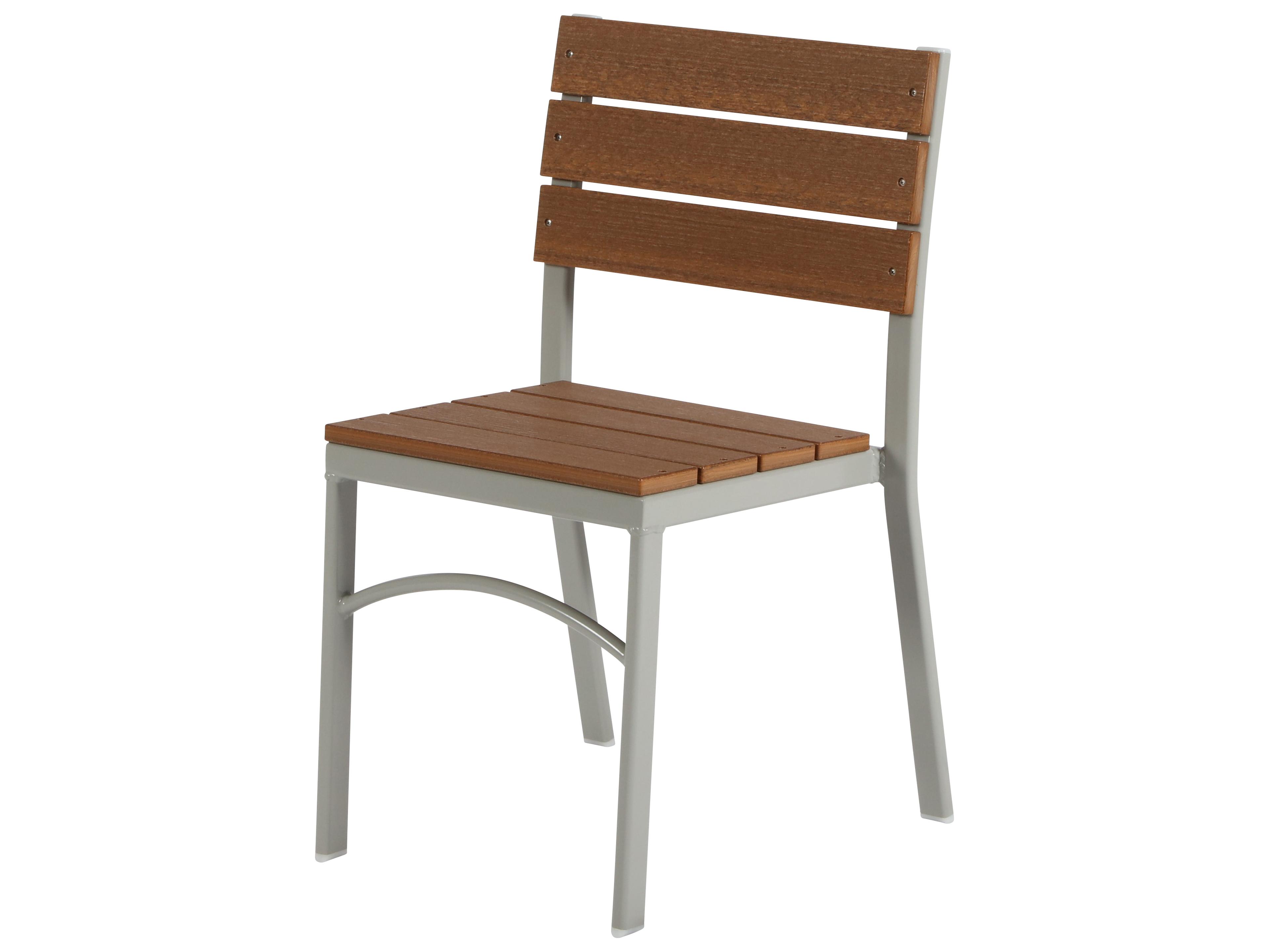 Bermuda MGP Aluminum Stacking Outdoor Dining Side Chair