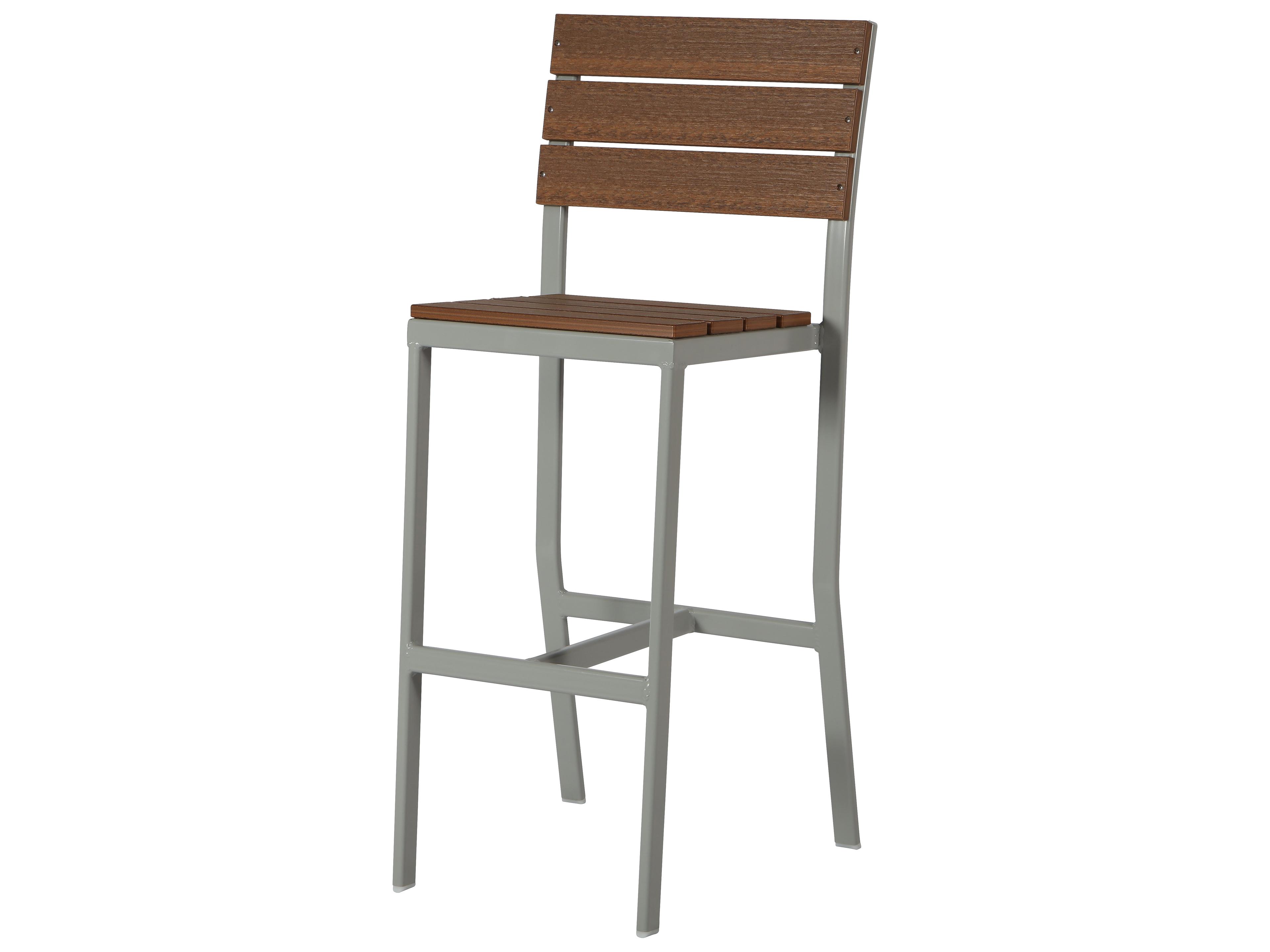 Bermuda MGP Aluminum Stacking Outdoor Patio Bar Side Chair