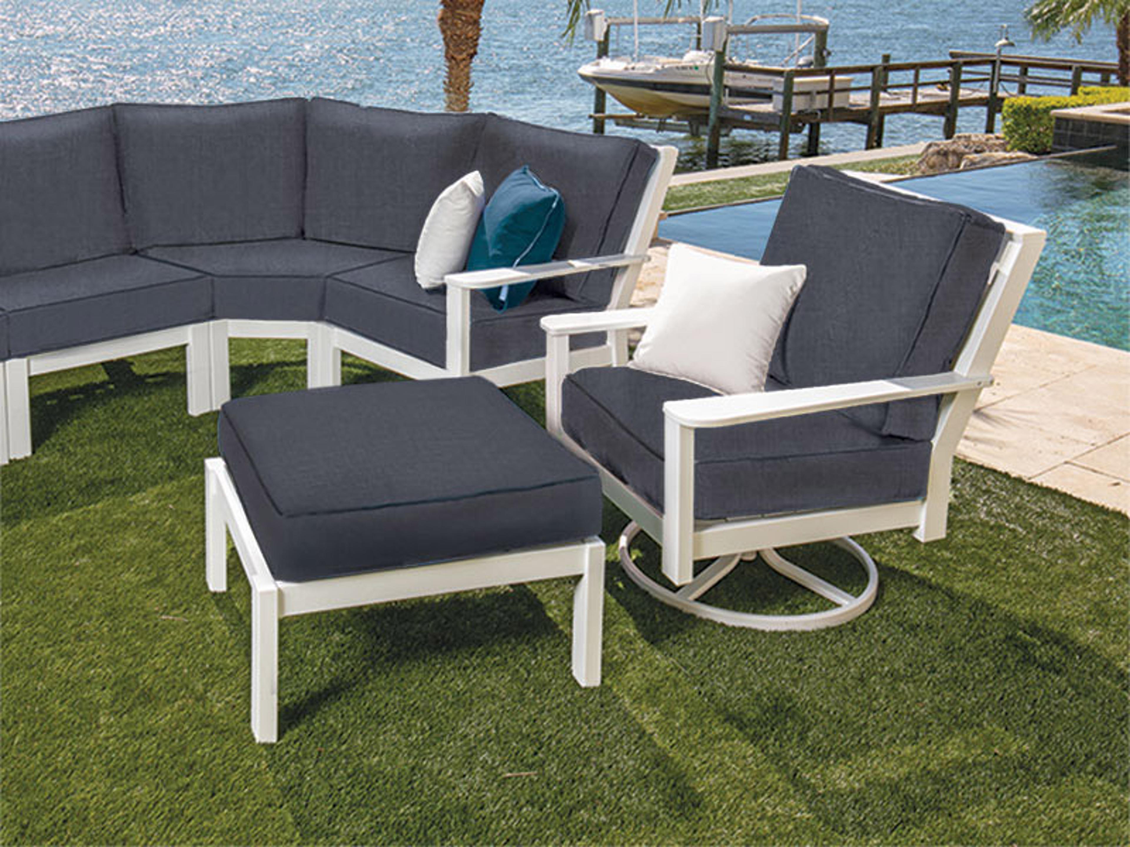 Windward Design Group Sanibel Cushion MGP Swivel Rocker Lounge Chair