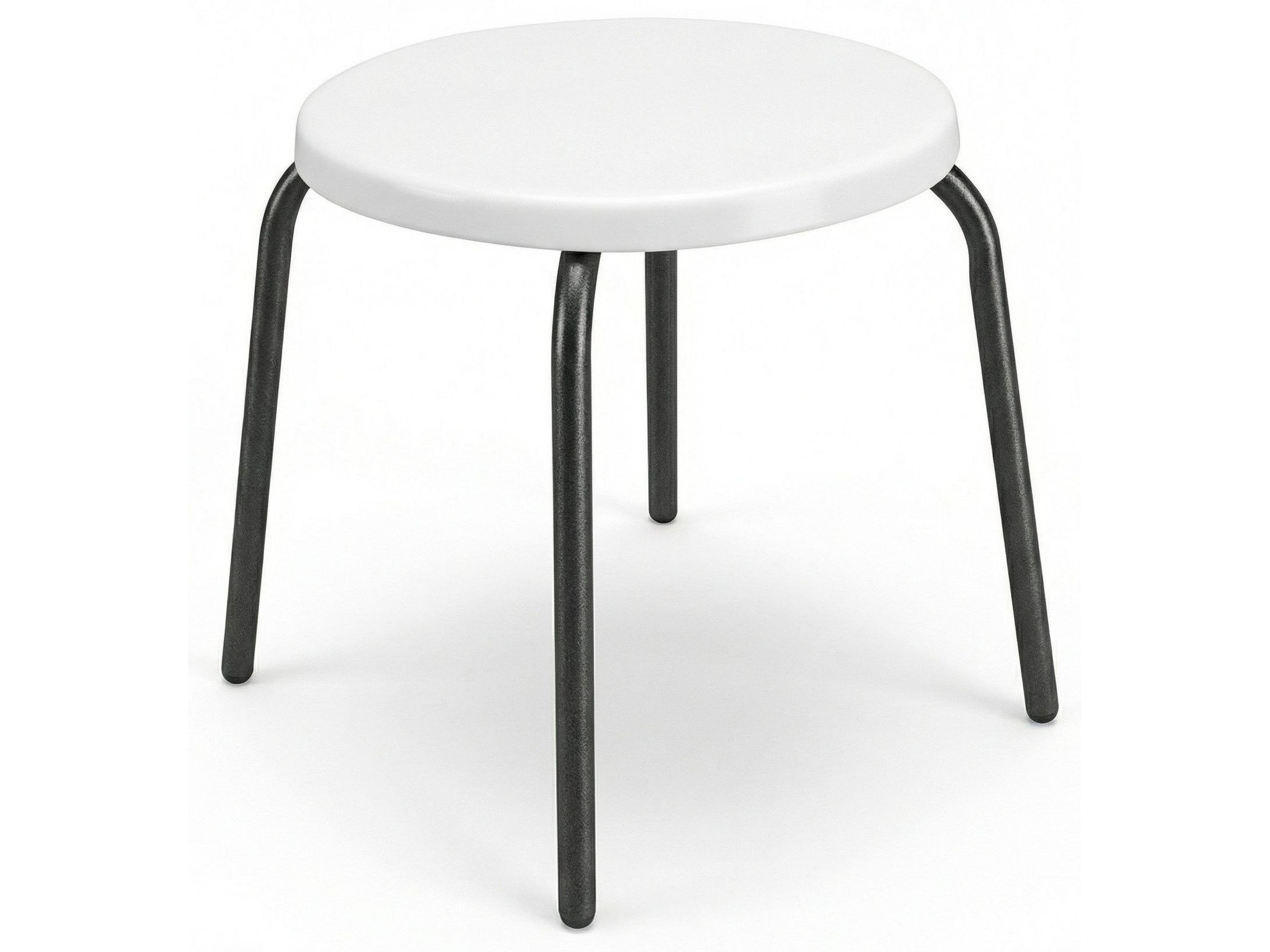 Fiberglass Top Aluminum Round Patio End Table