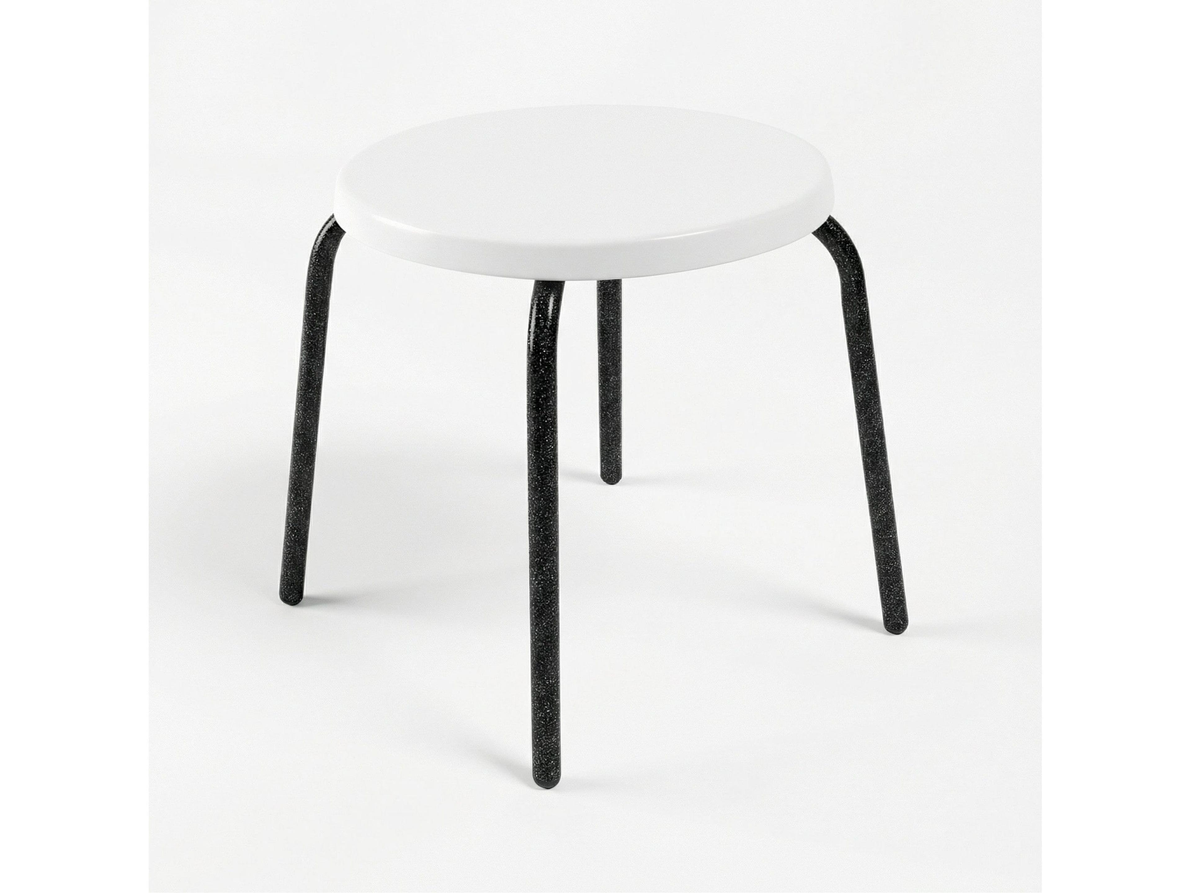 Windward Design Group Fiberglass Top Aluminum Round Patio End Table