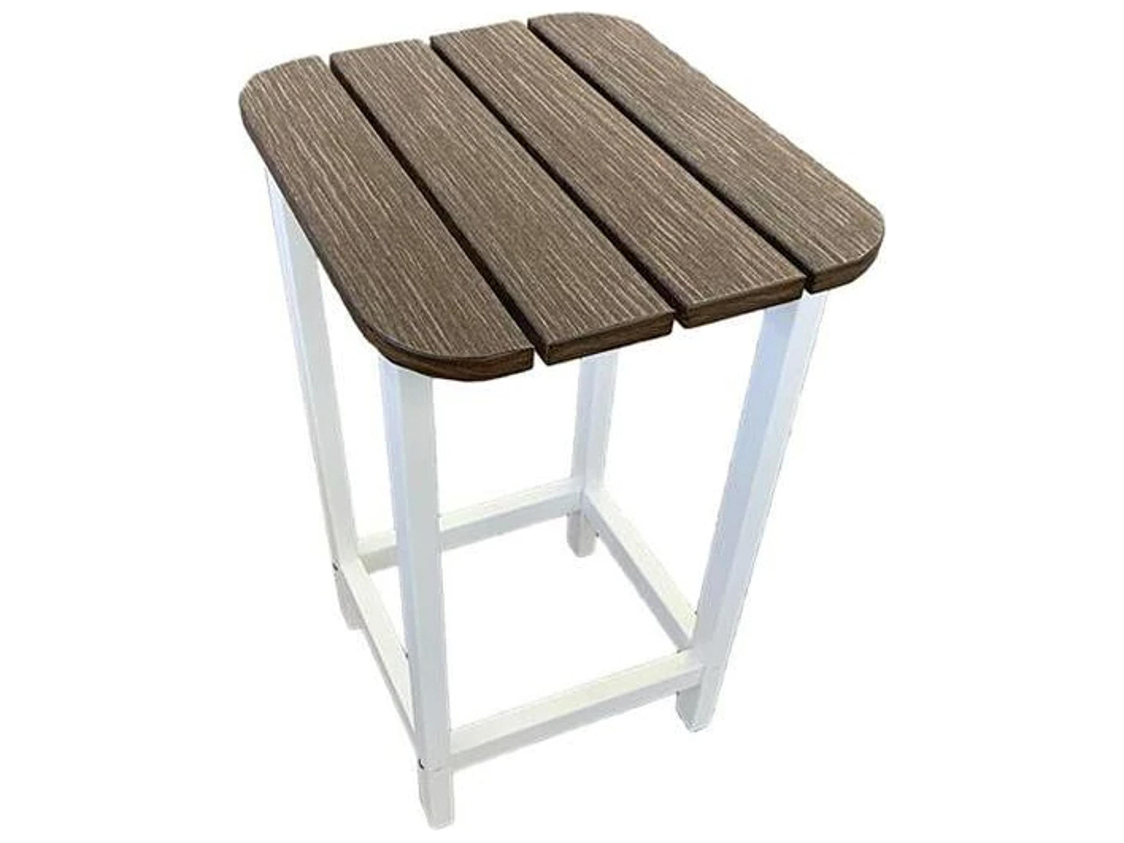 Tahoe Plank MGP MGP Rectangular Counter End Table