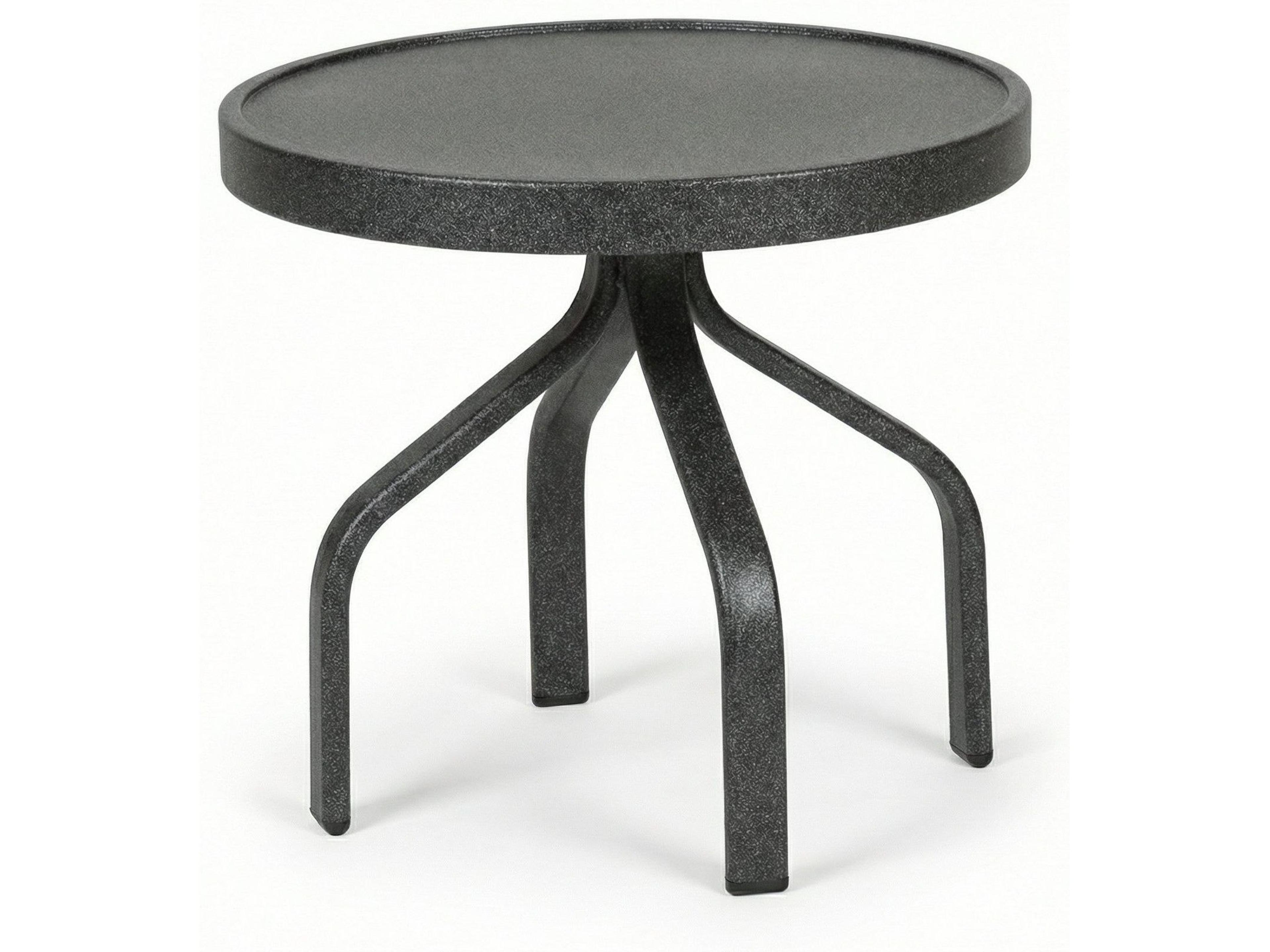 Windward Design Group Avalon II Aluminum Round Patio End Table