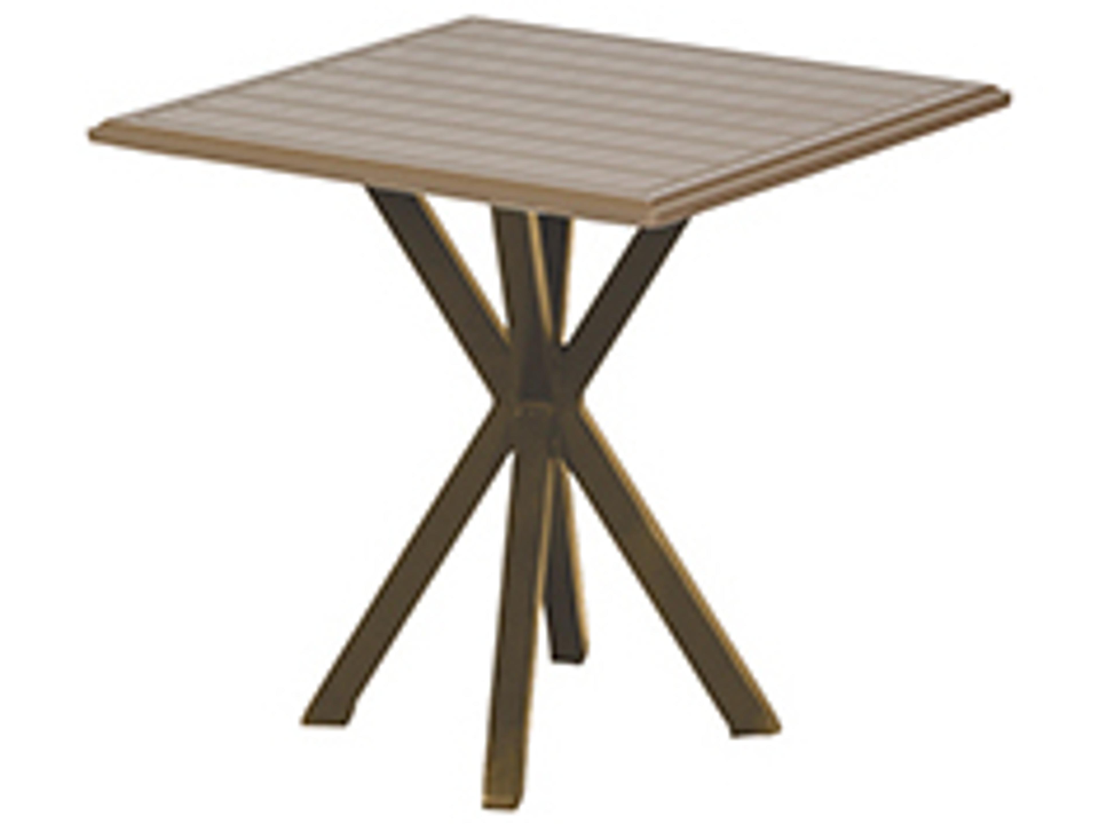 Newport MGP Recycled Plastic Square Outdoor Patio End Table