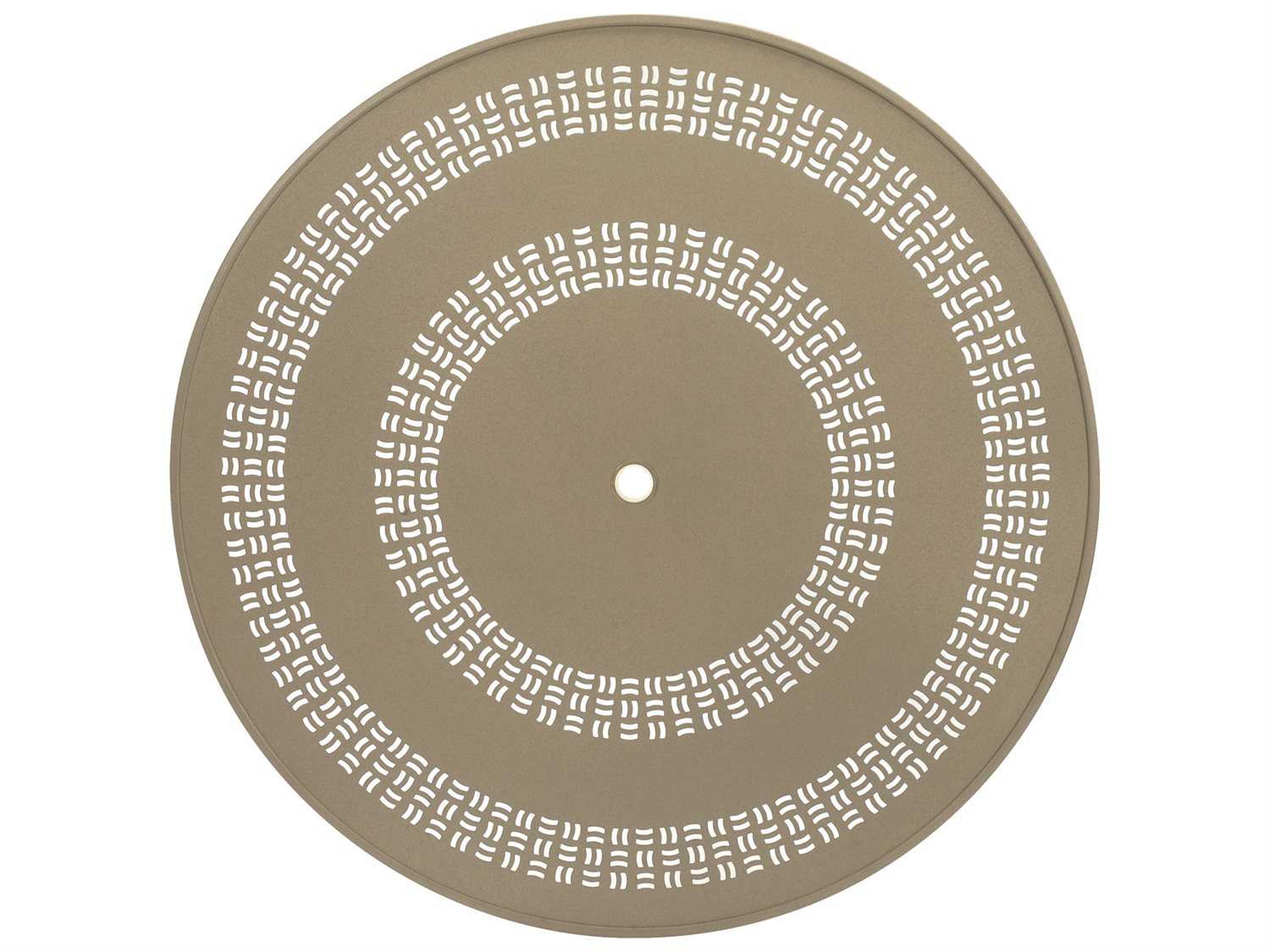 Windward Design Group Mayan Punched Aluminum Round Outdoor Patio Side Table