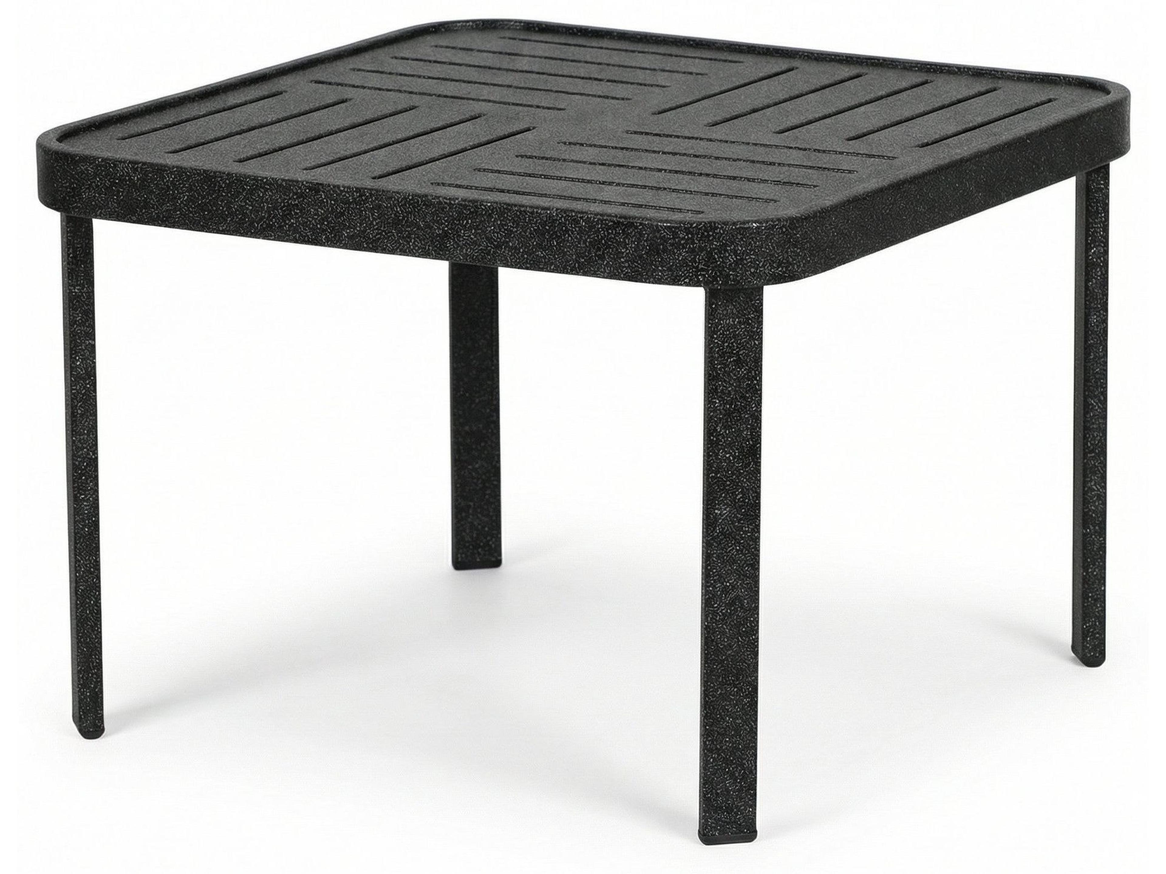 Windward Design Group Napa Punched Aluminum Square End Table