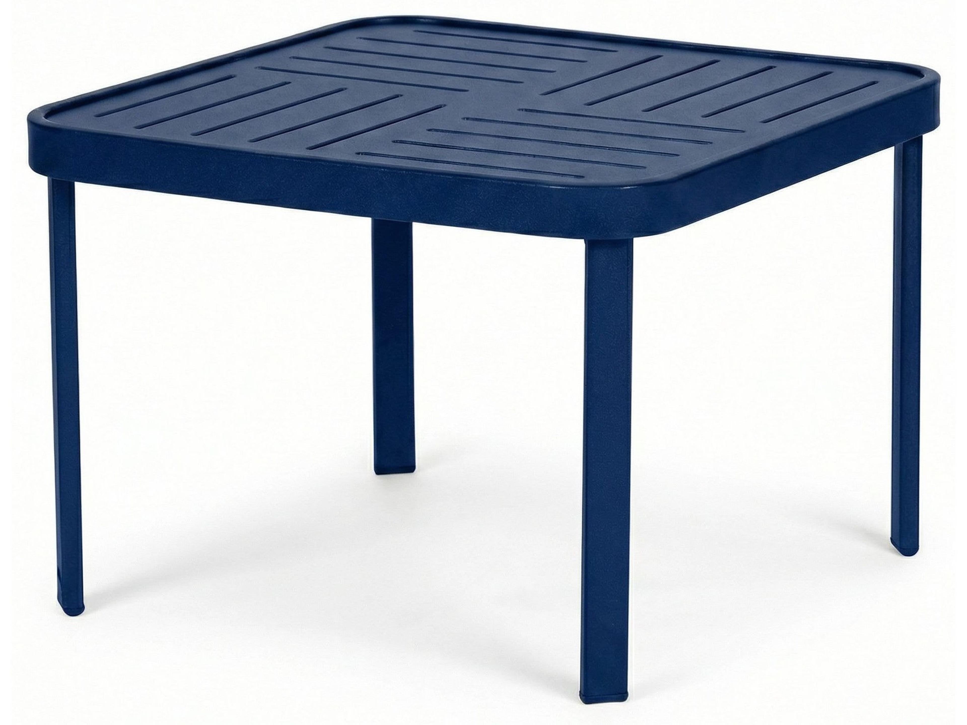 Windward Design Group Napa Punched Aluminum Square End Table