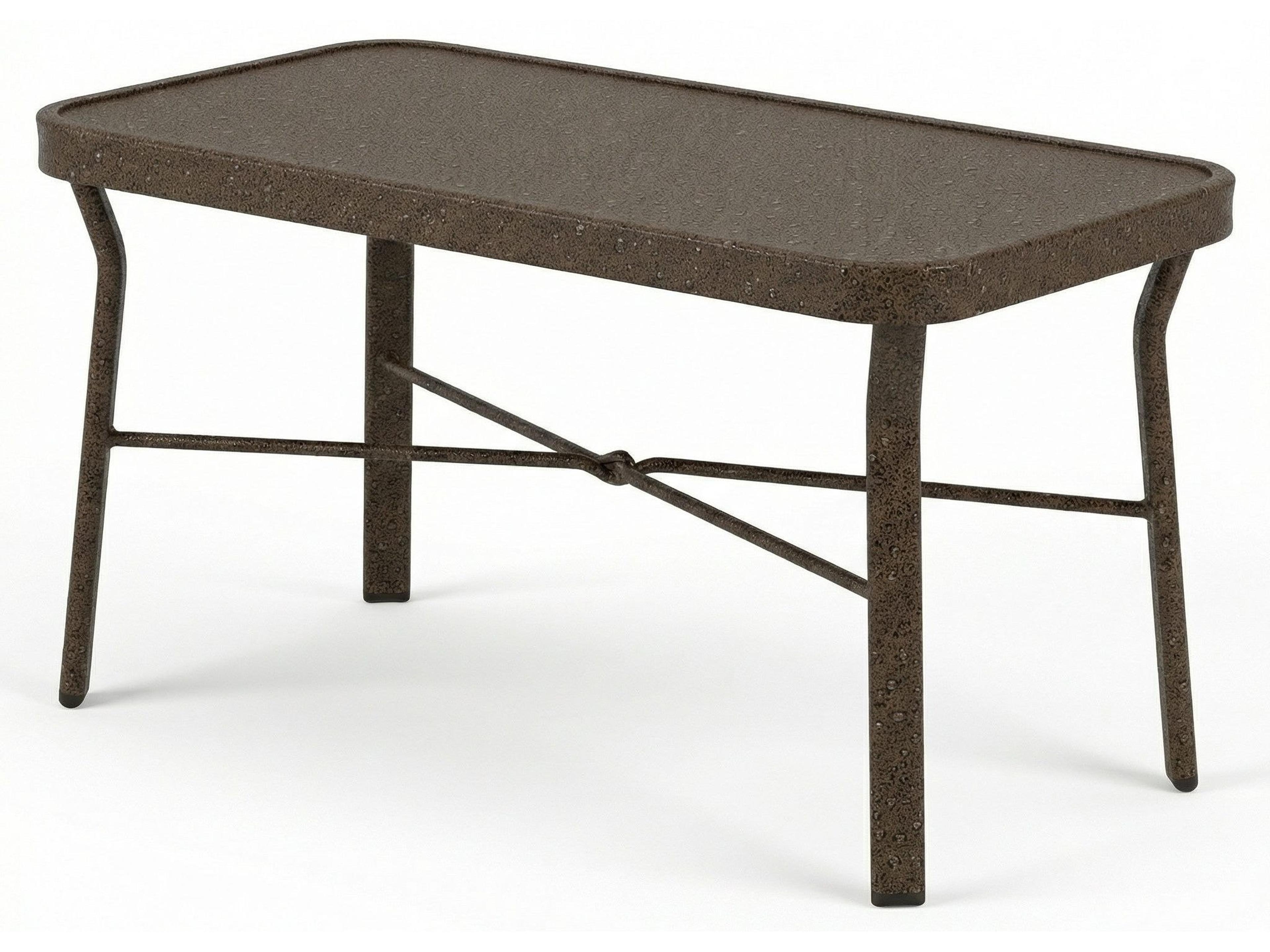 Windward Design Group Avalon Ii Aluminum Rectangular Outdoor Patio Coffee Table