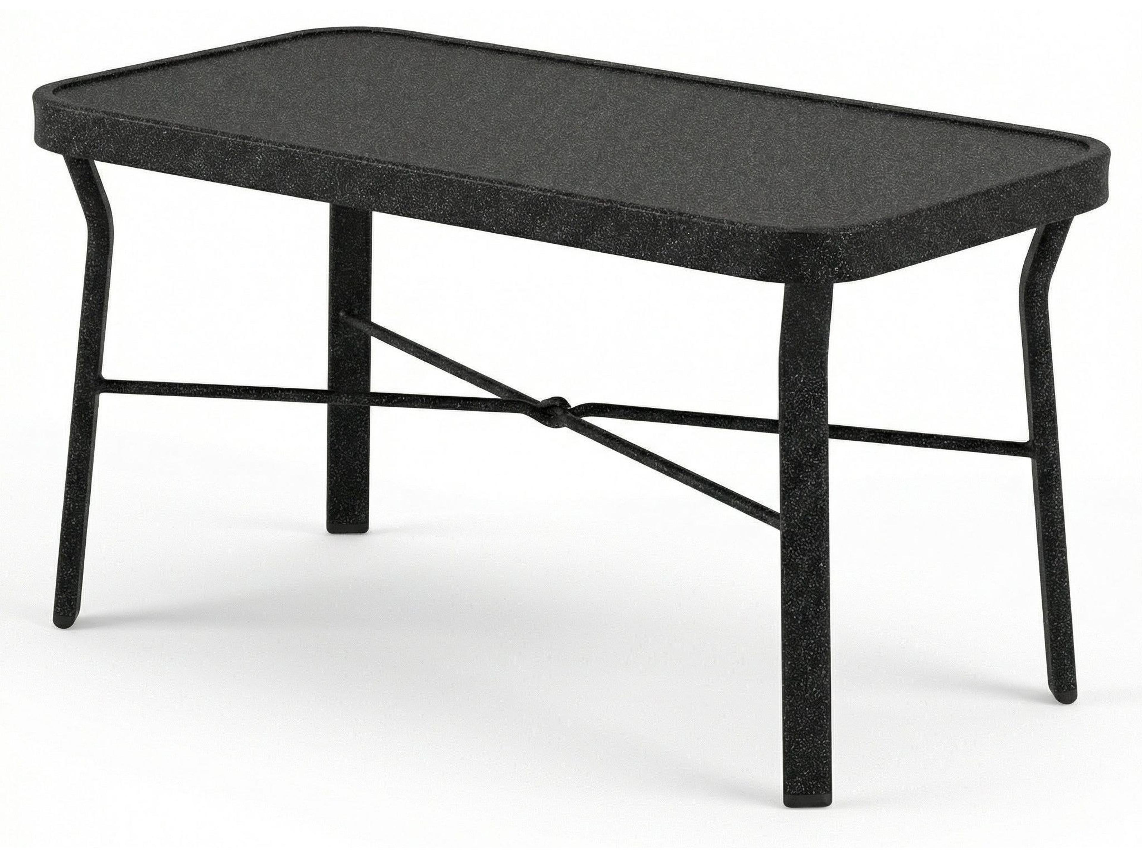 Windward Design Group Avalon Ii Aluminum Rectangular Outdoor Patio Coffee Table