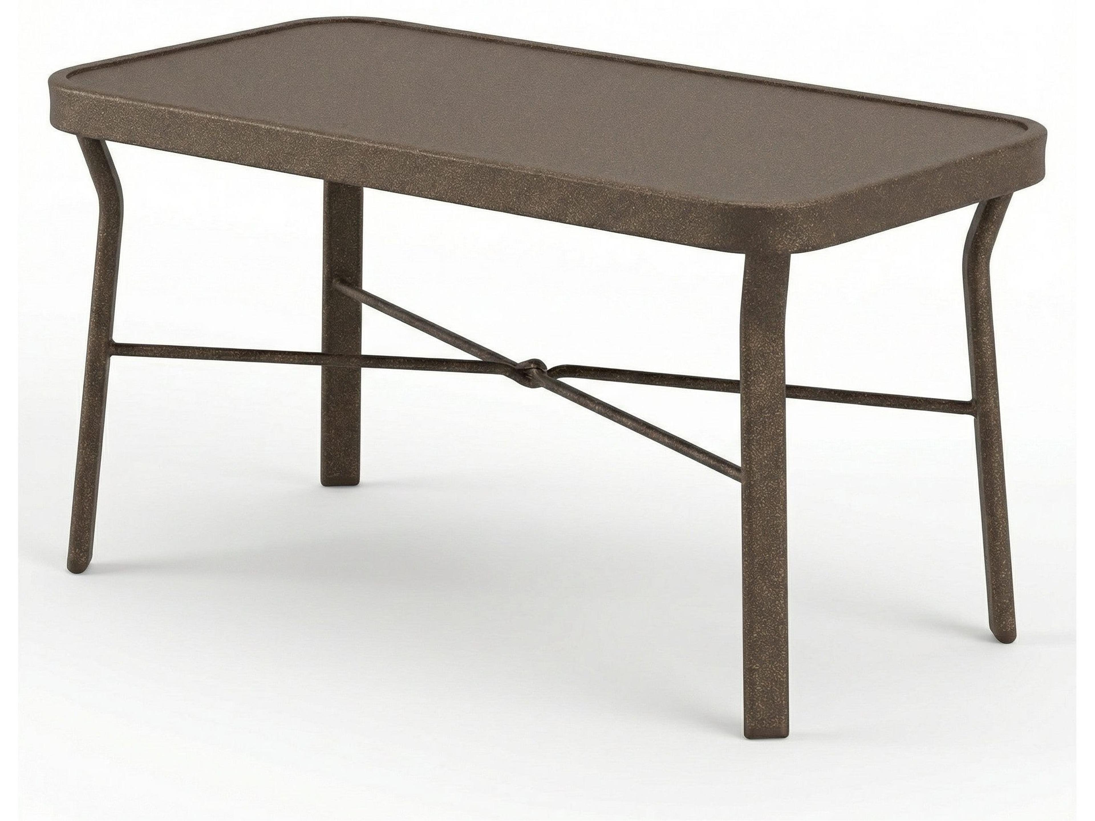 Windward Design Group Avalon Ii Aluminum Rectangular Outdoor Patio Coffee Table