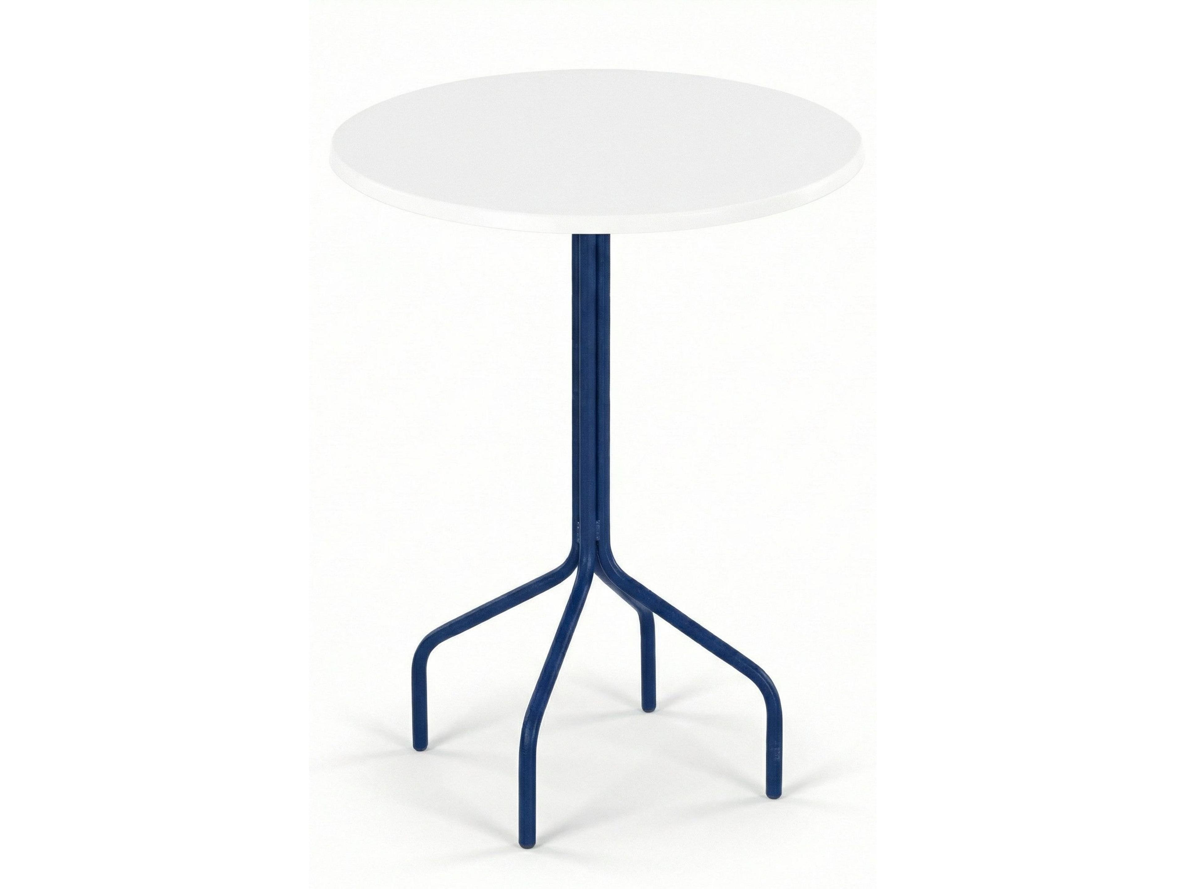 Windward Design Group Fiberglass Top Aluminum Round Outdoor Bar Table