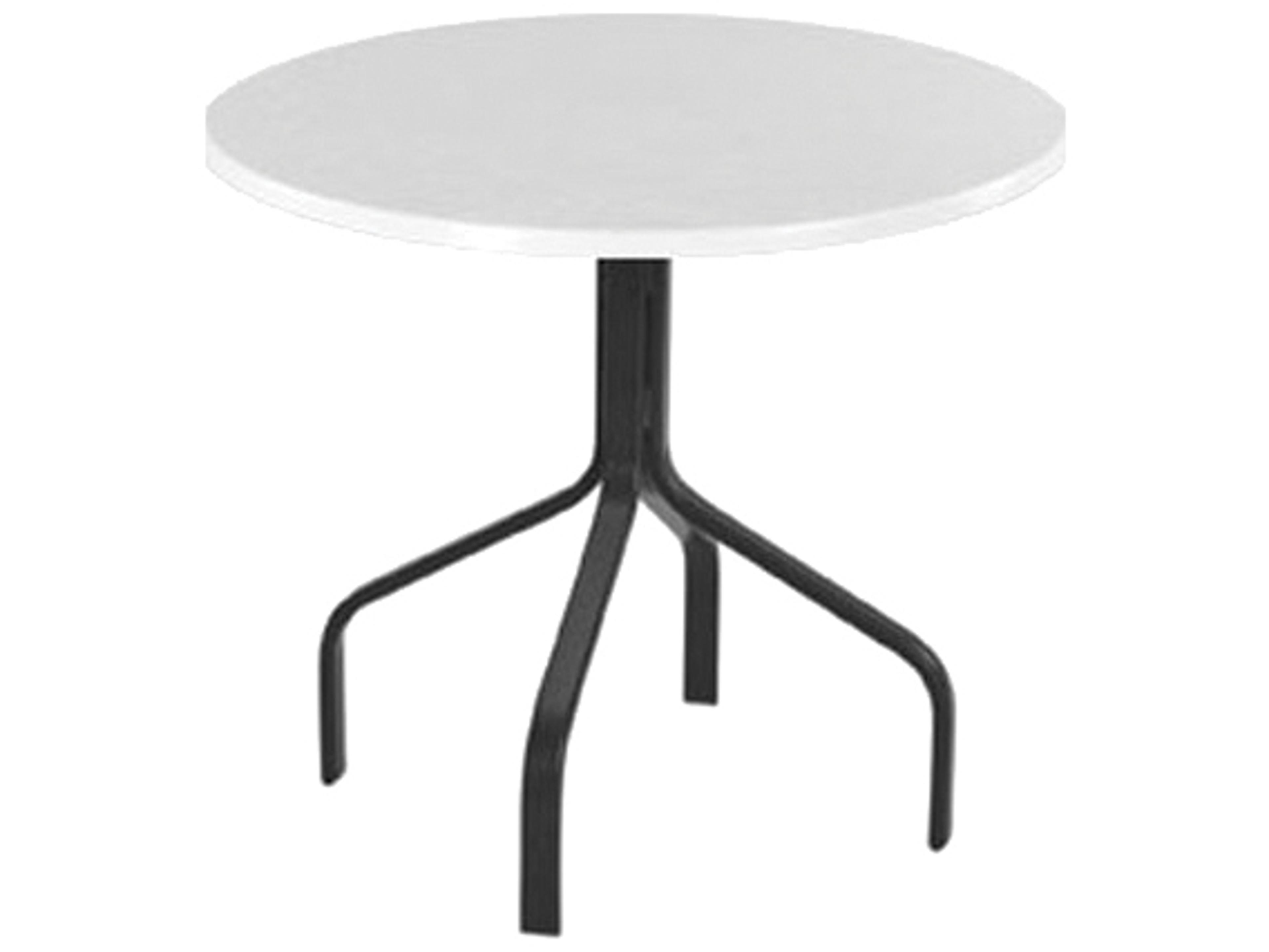 Fiberglass Top Tables Aluminum Round Outdoor Patio Dining Table