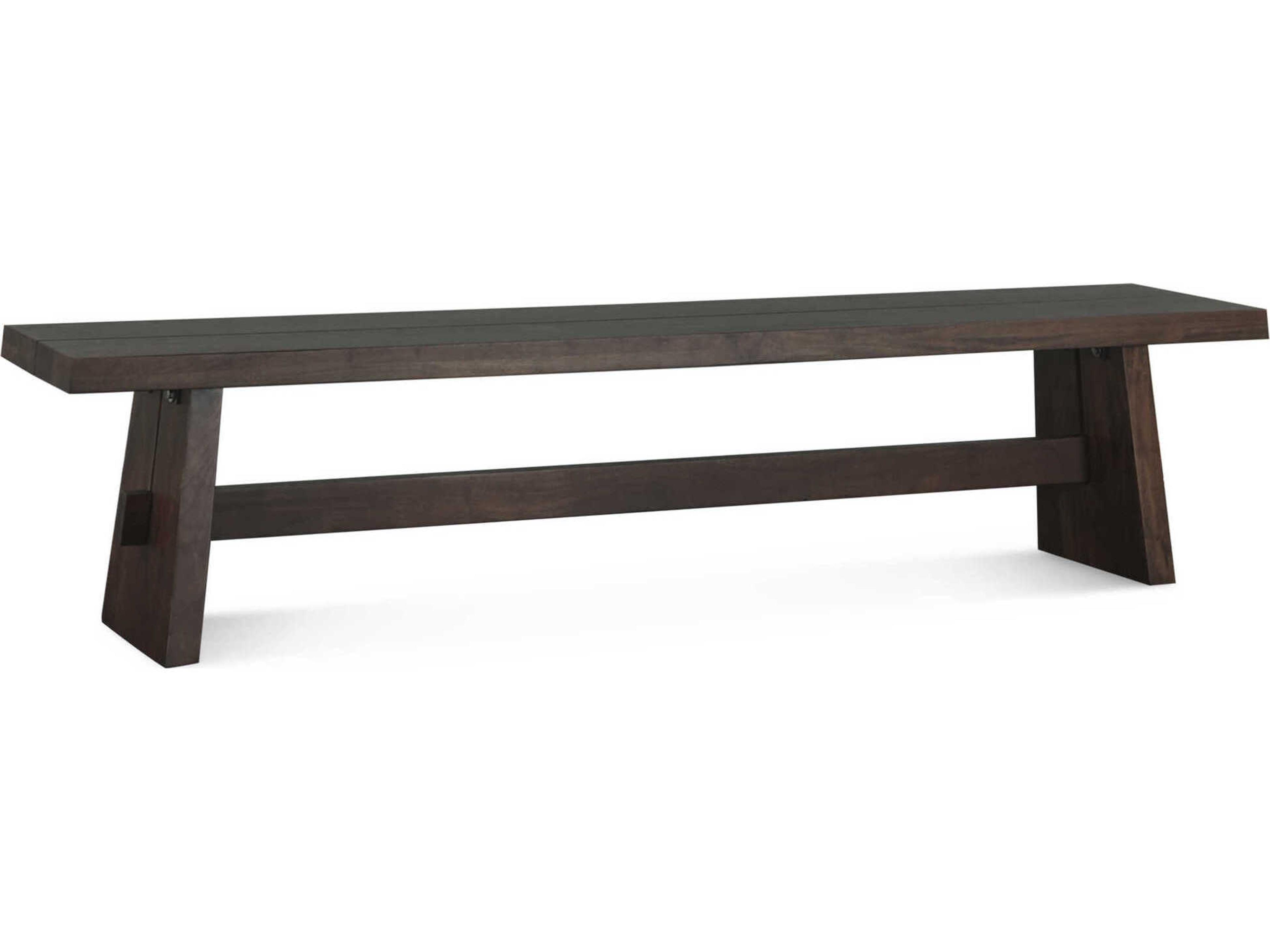 Acadia Coffee Bean Brown Accent Bench