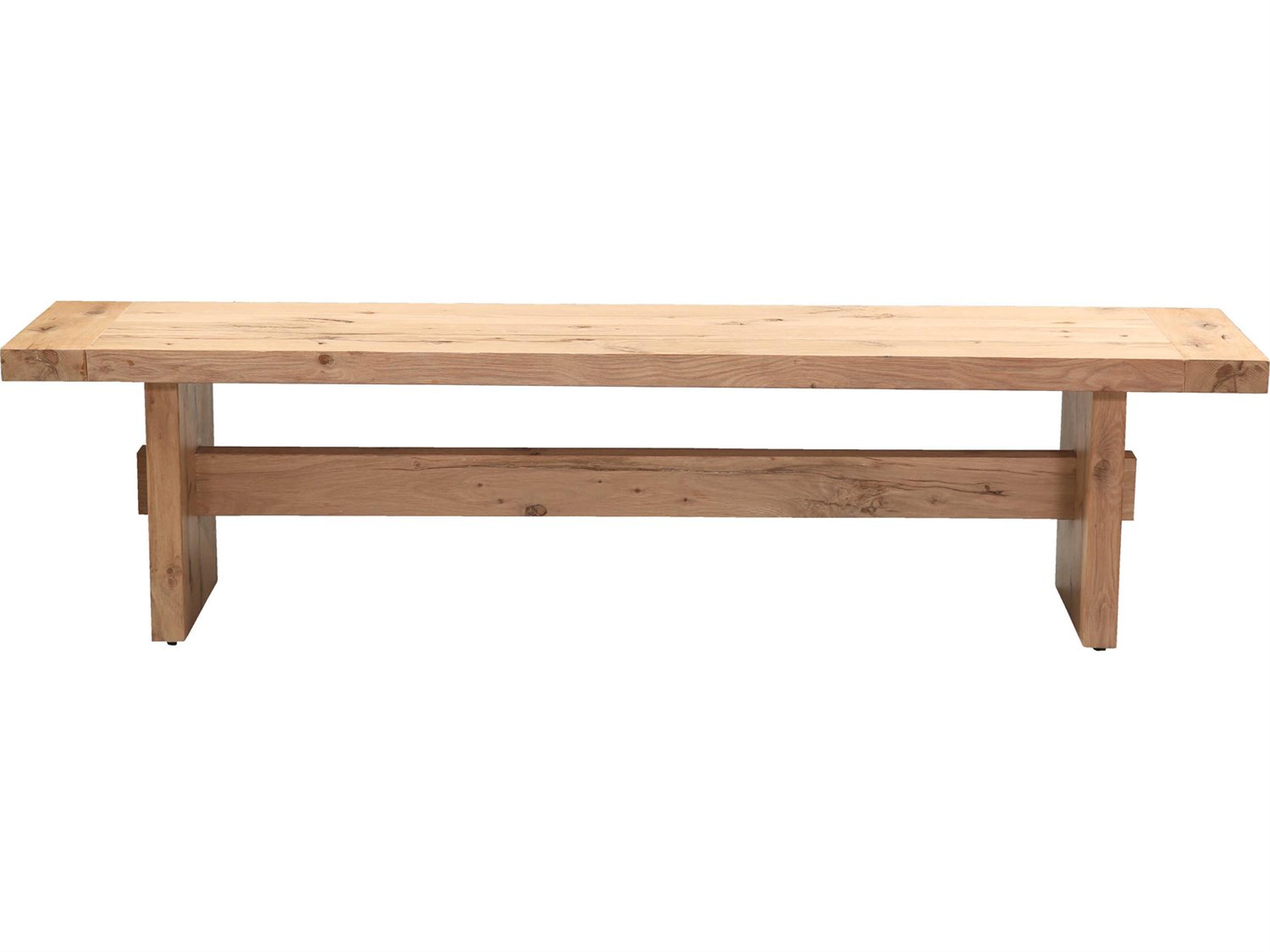 World Interiors Alpine Brown Accent Bench