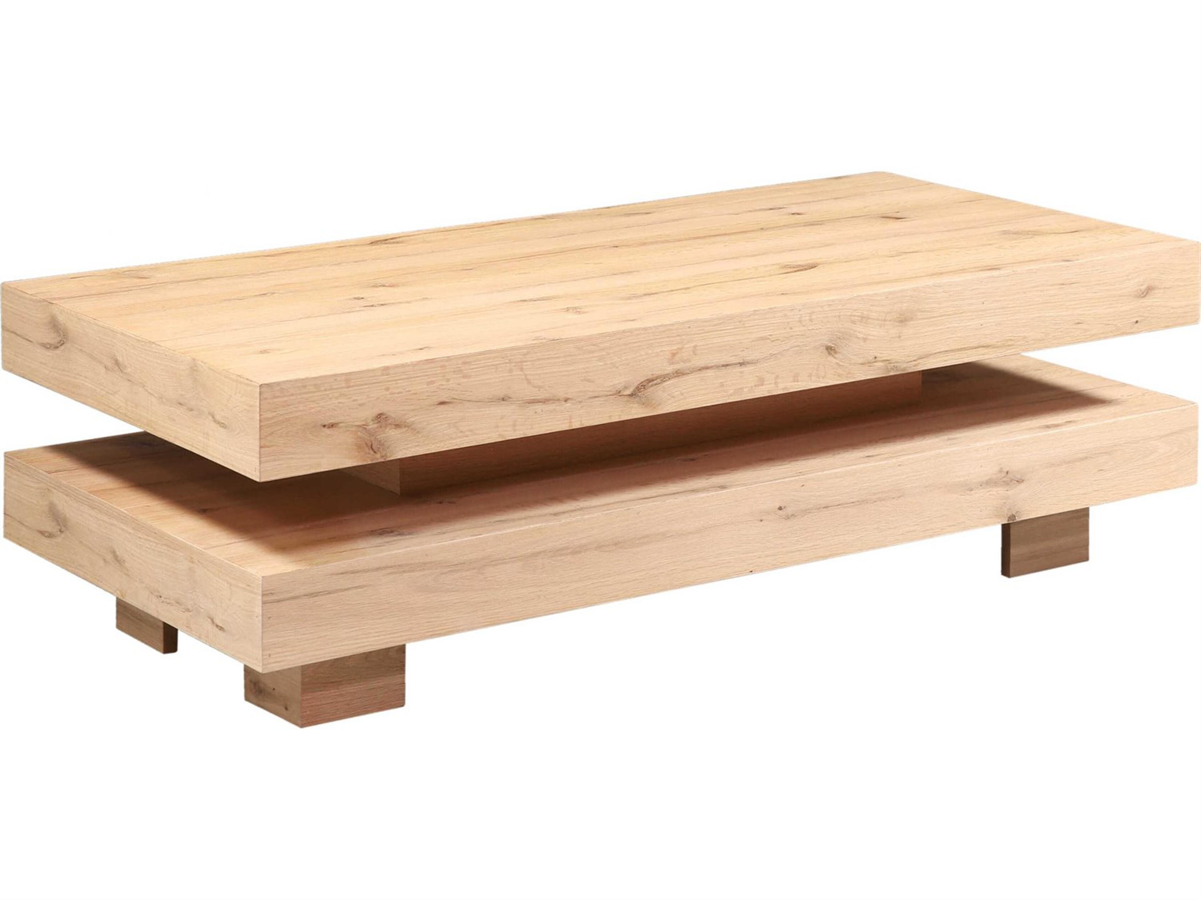 Alpine Rectangular Wood Coffee Table