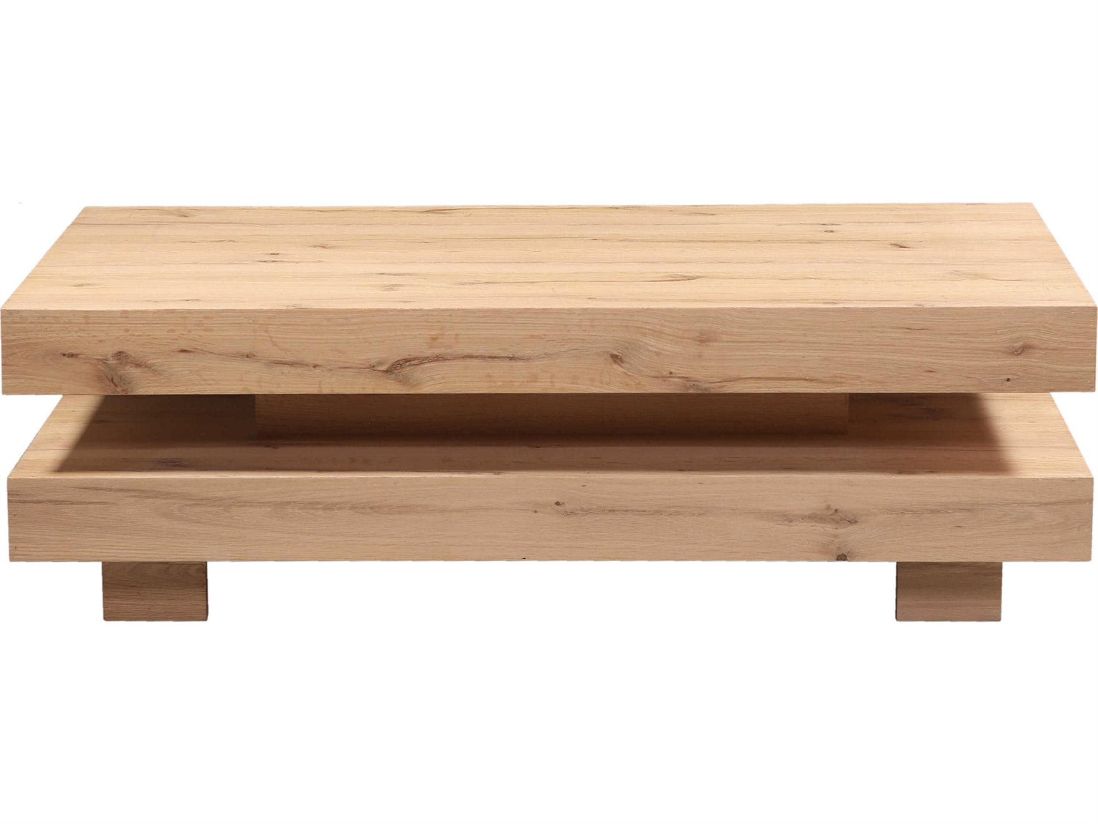 World Interiors Alpine Rectangular Wood Coffee Table
