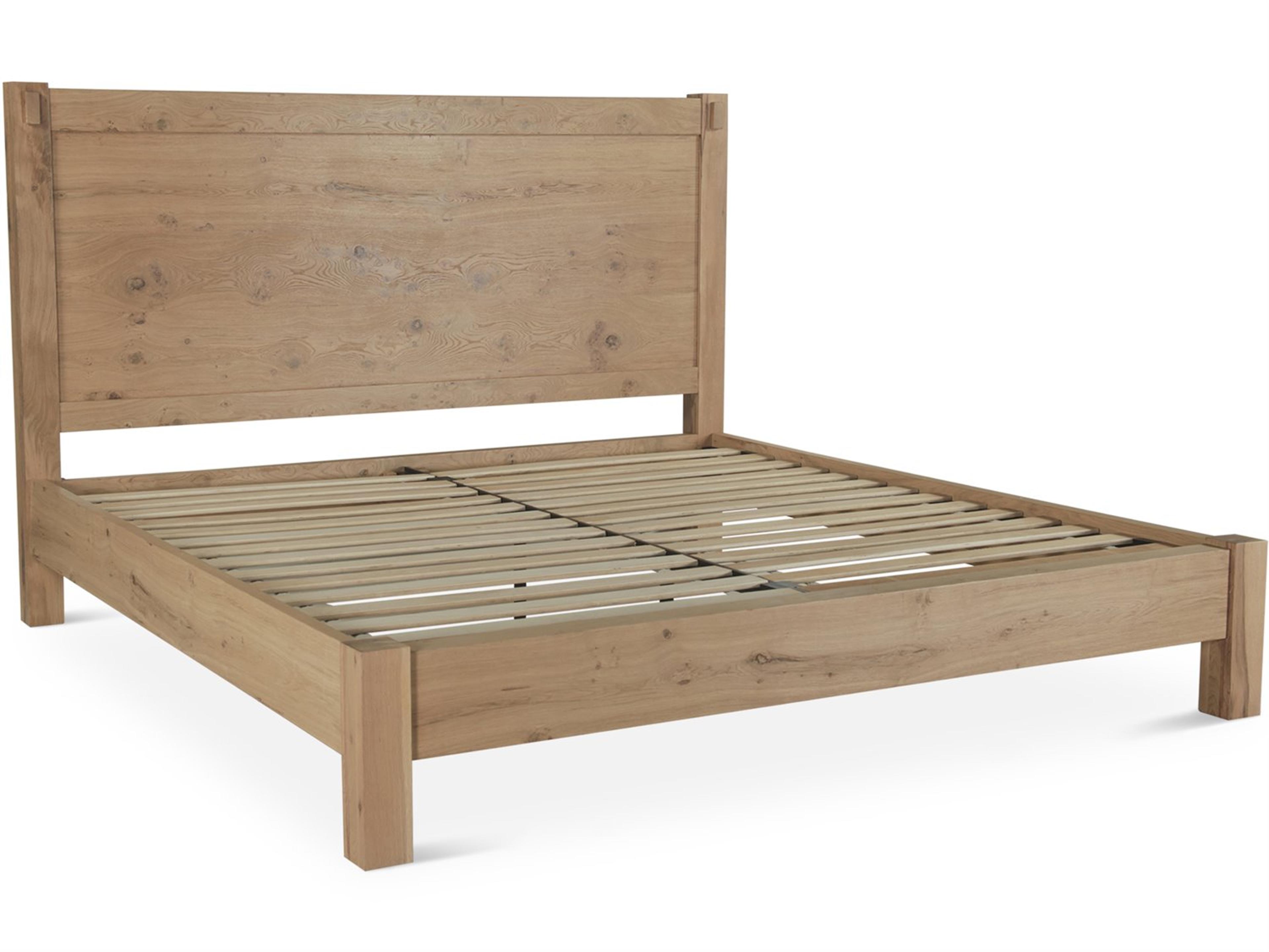 Alpine Oak Wood Queen Bed