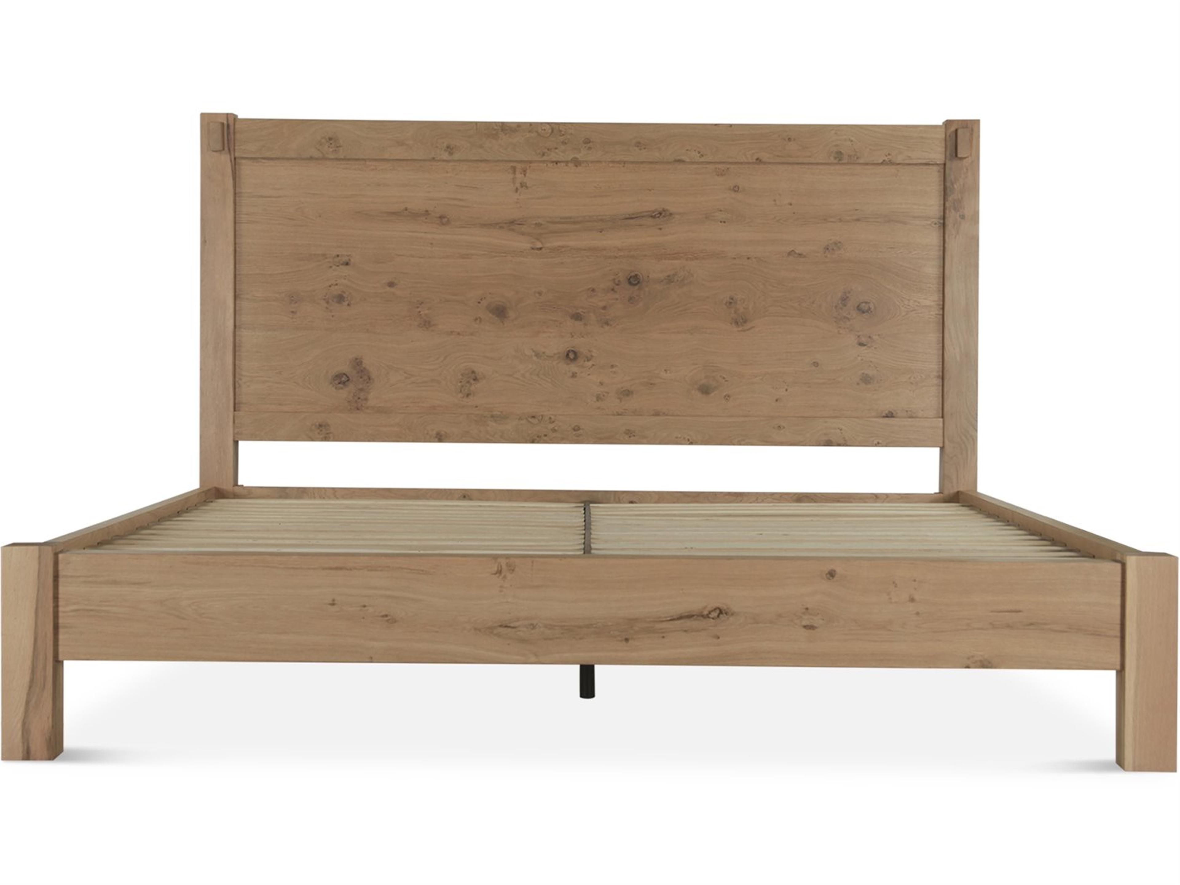 World Interiors Alpine Oak Wood Queen Bed