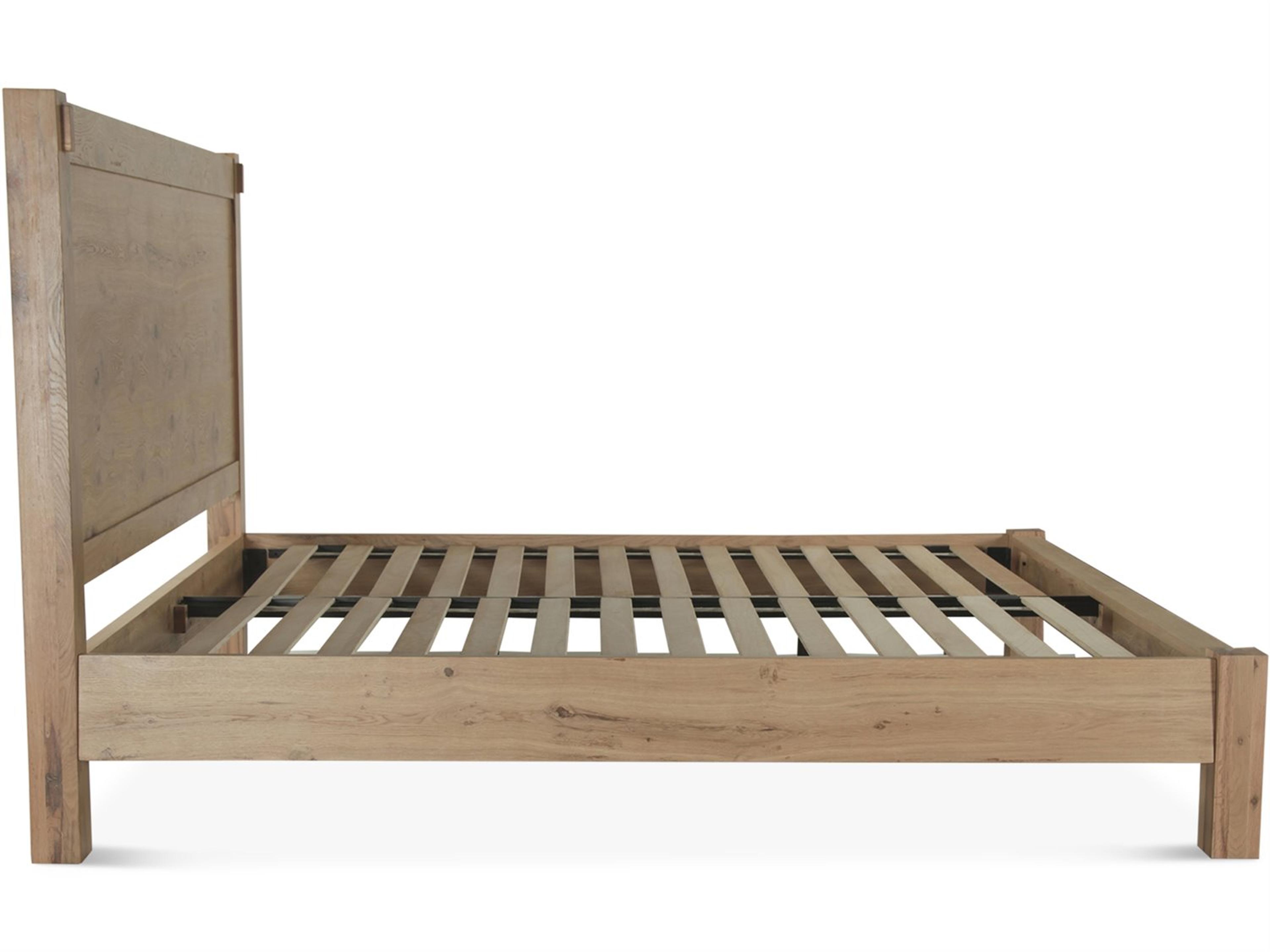 World Interiors Alpine Oak Wood Queen Bed