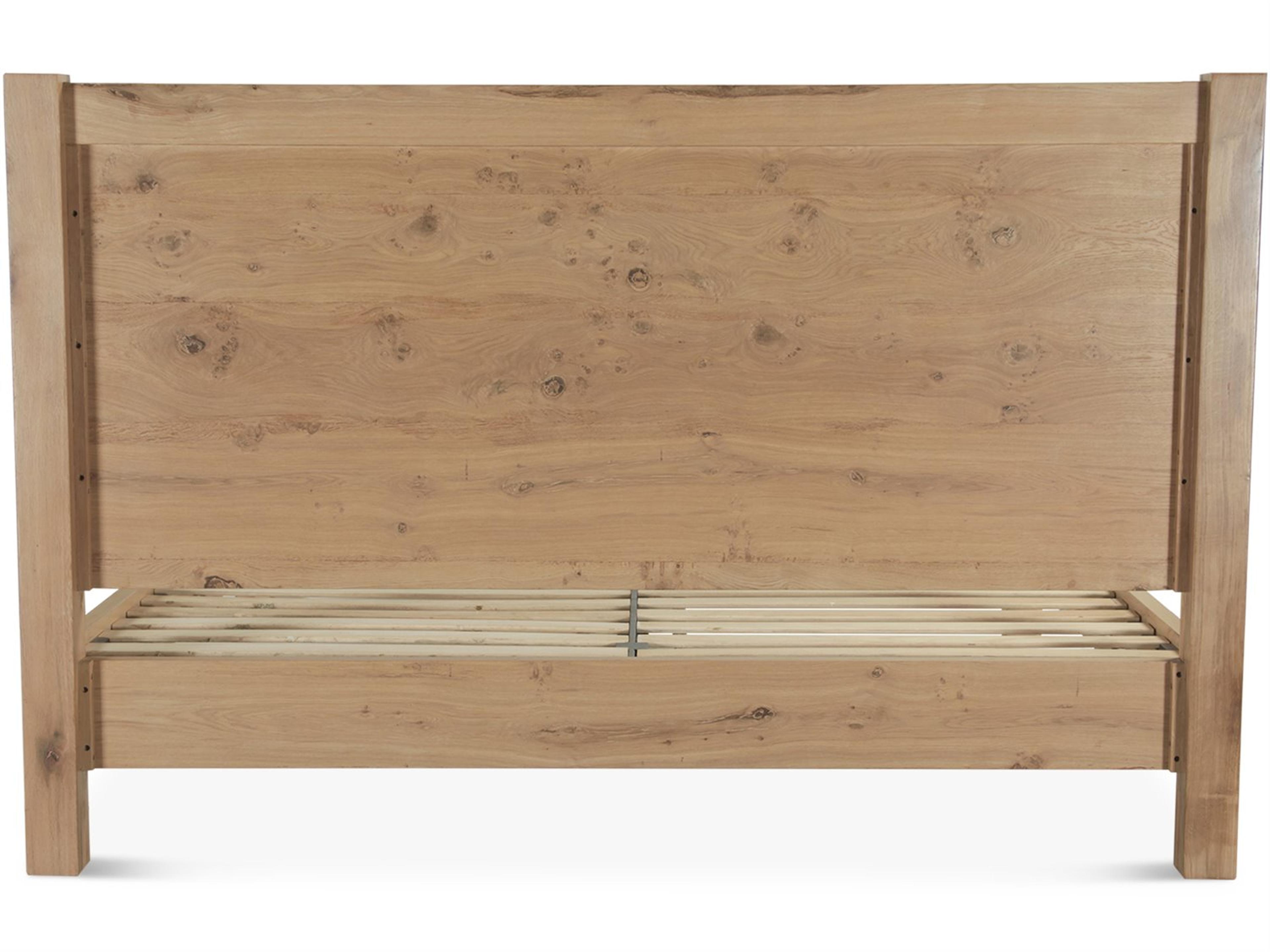 World Interiors Alpine Oak Wood Queen Bed