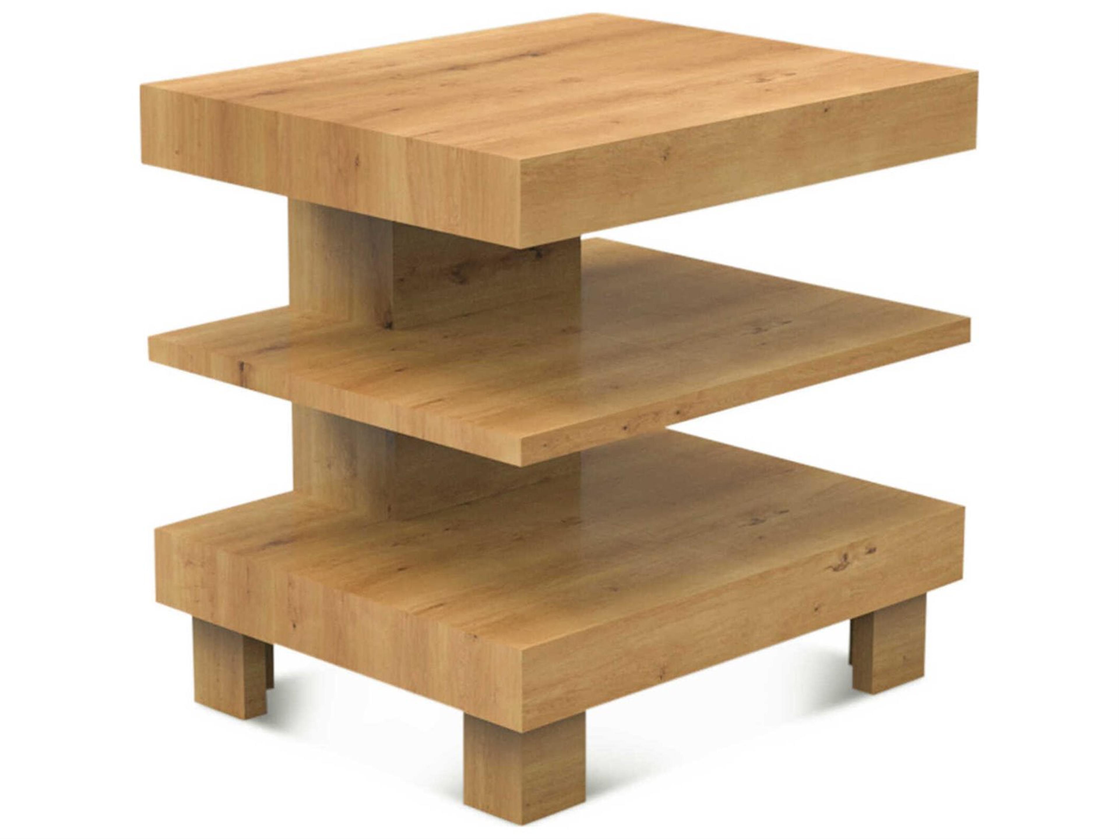 Alpine Rectangular Wood End Table