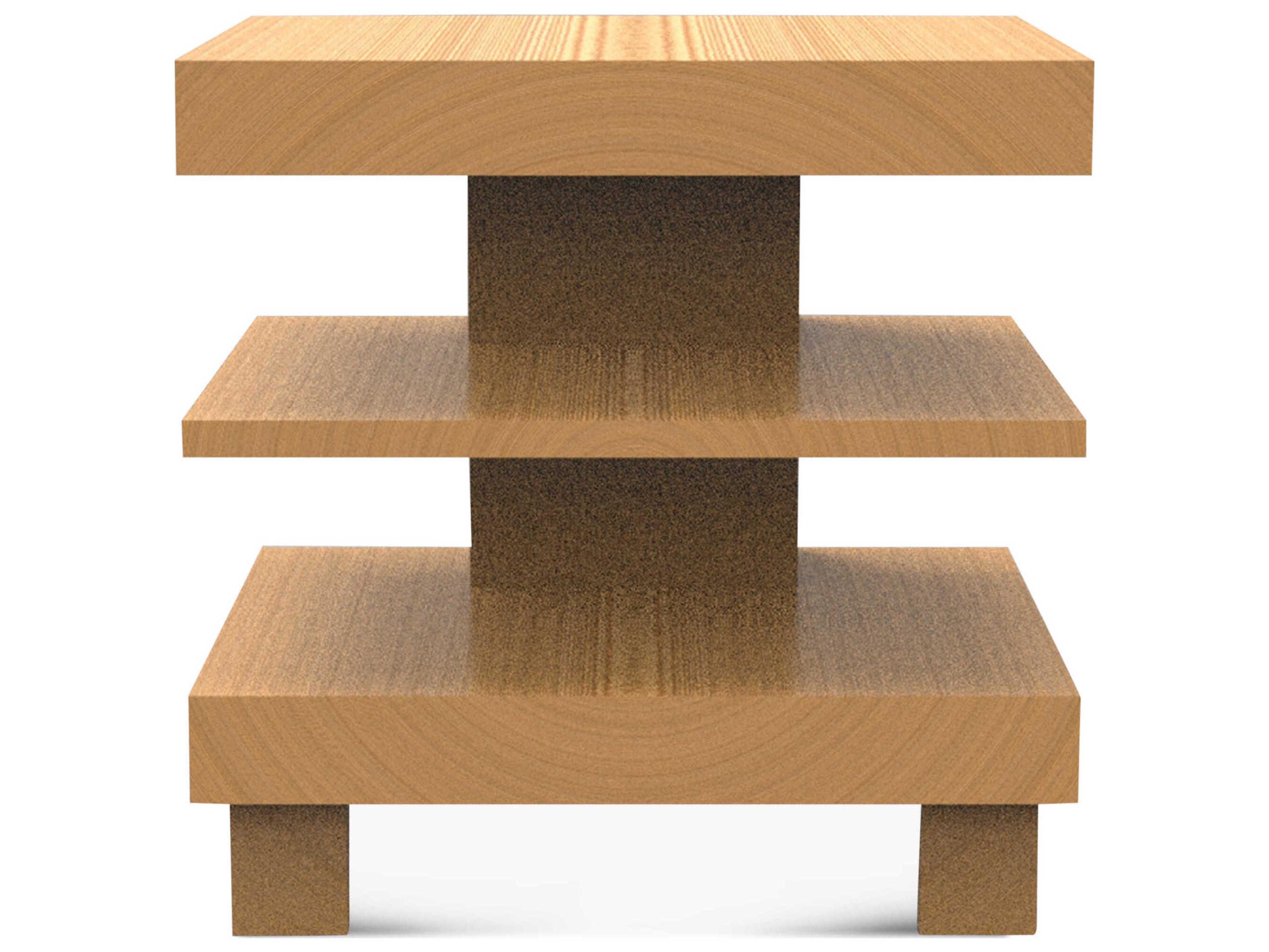 World Interiors Alpine Rectangular Wood End Table