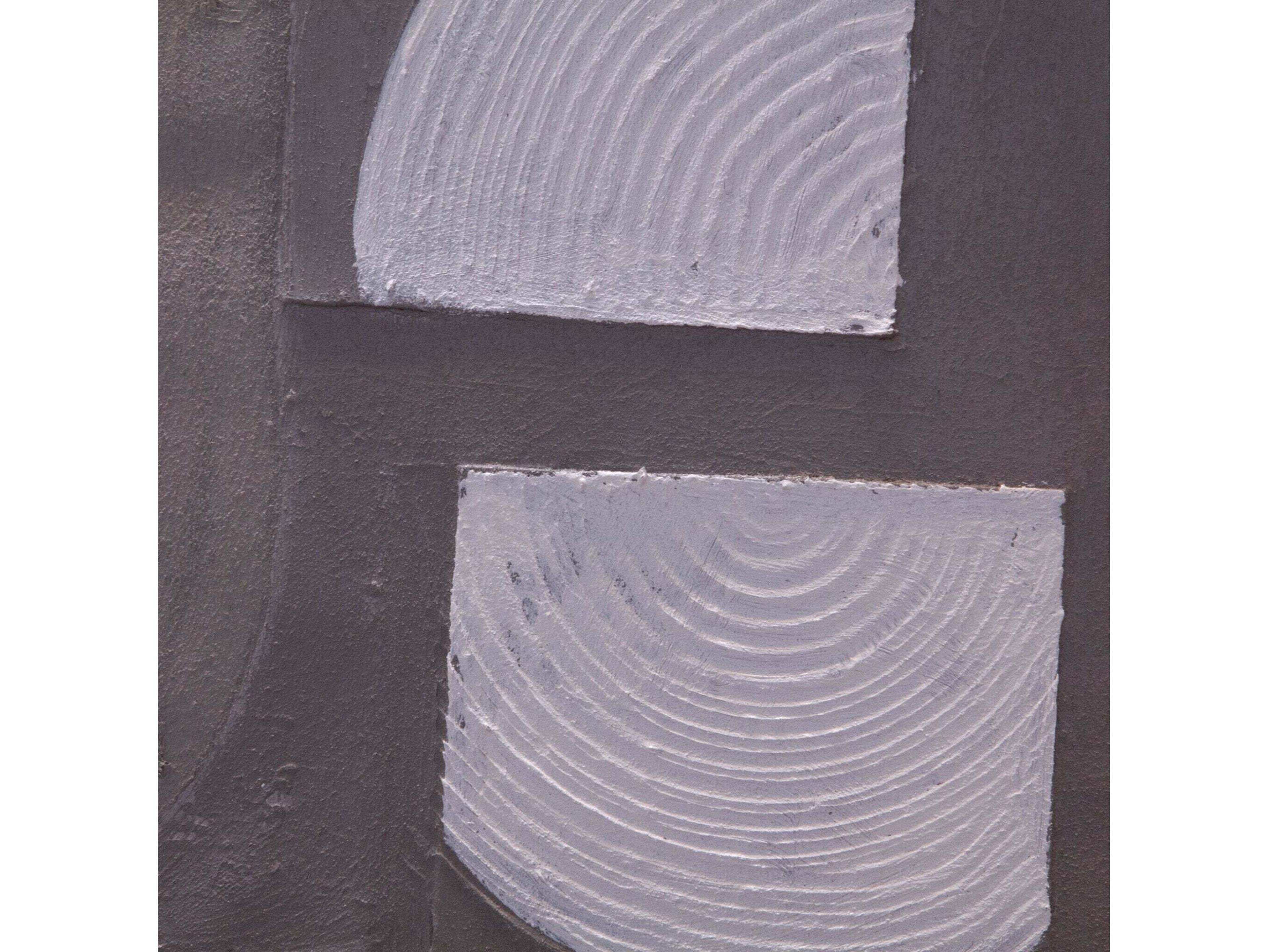 World Interiors Fragmented Harmony Motif Canvas Wall Art