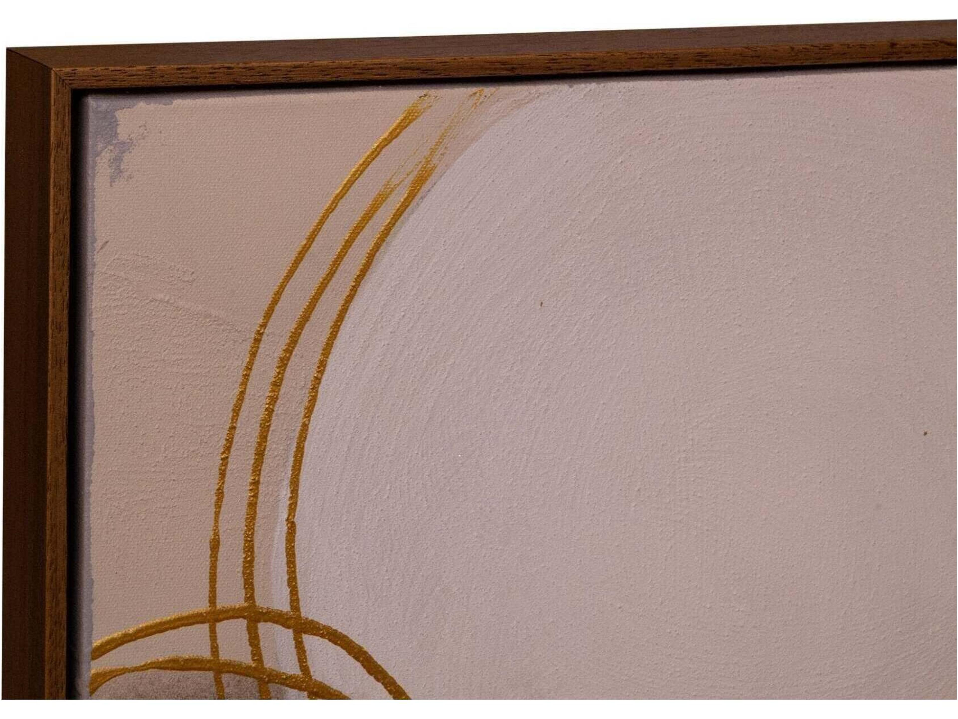 World Interiors Celestial Spheres Motif Canvas Wall Art