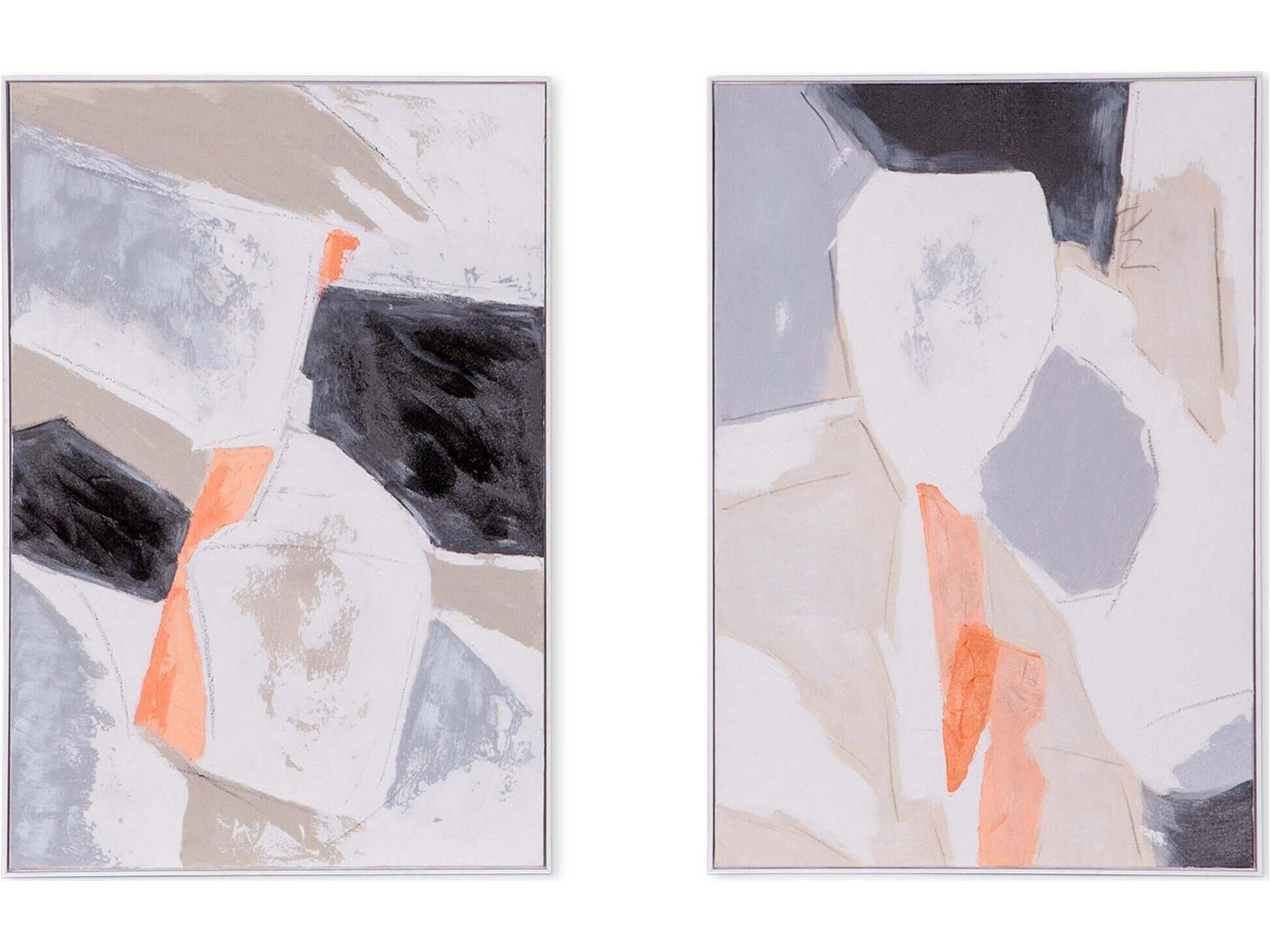 Muted Mosaic 2 Motif Canvas Wall Art