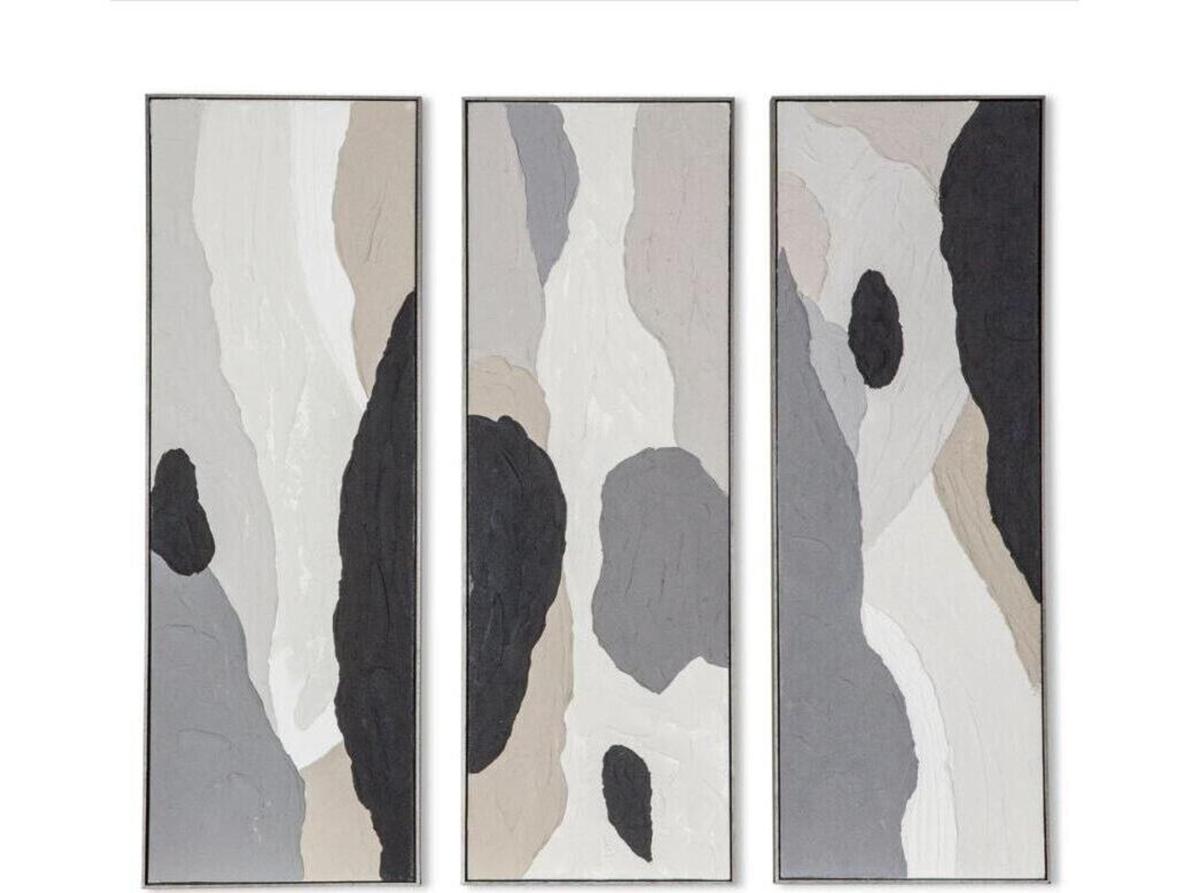 Distorted Illusions Motif Canvas Wall Art