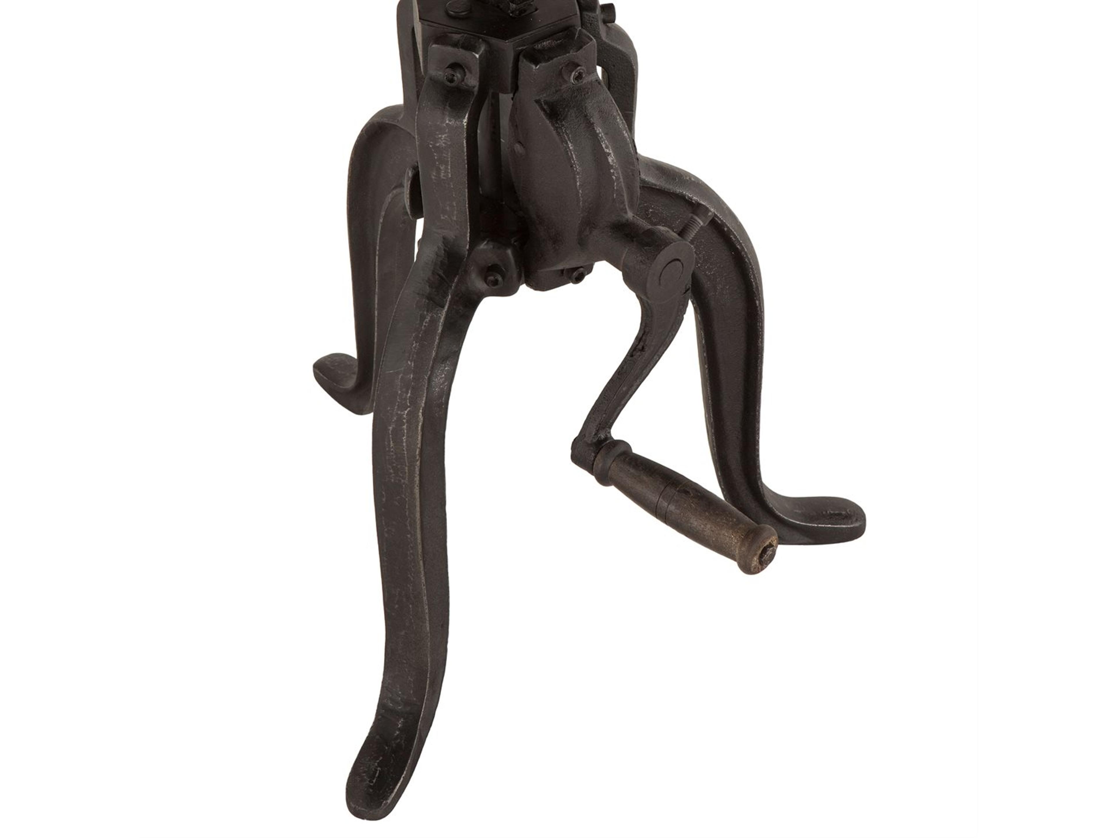 World Interiors Artezia Round Metal Matte Black End Table