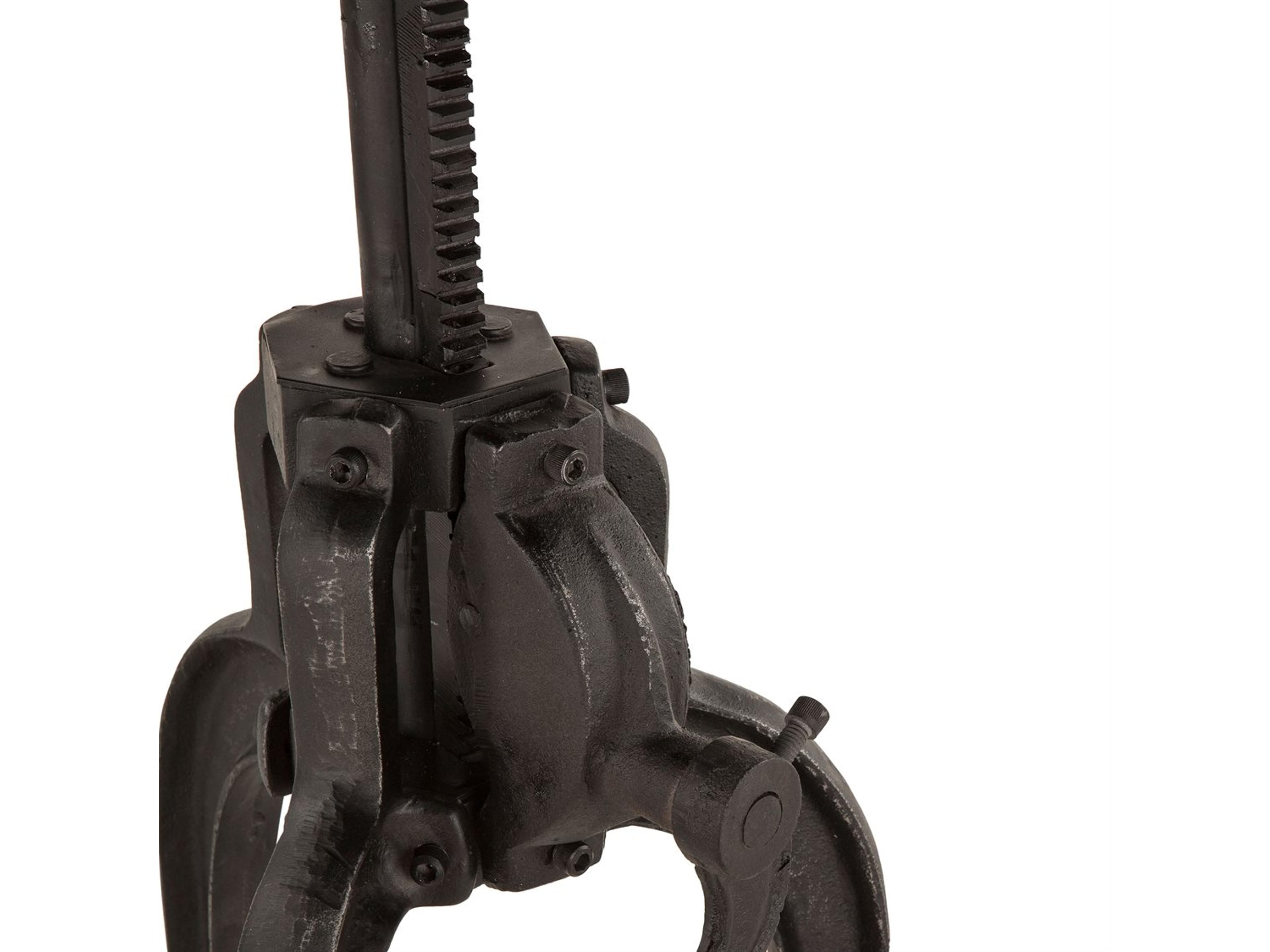 World Interiors Artezia Round Metal Matte Black End Table