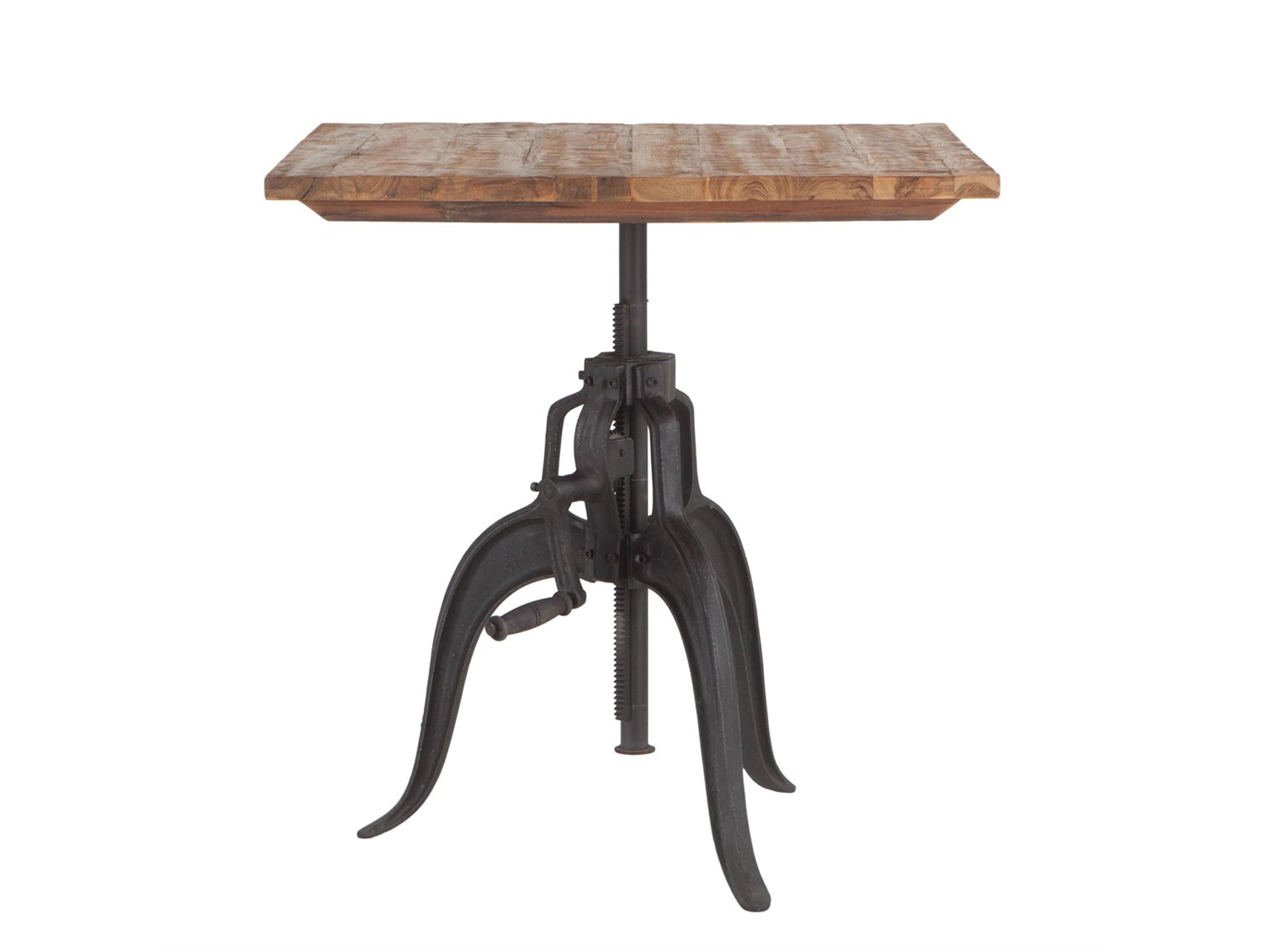 Artezia Natural Square Wood Bar Table