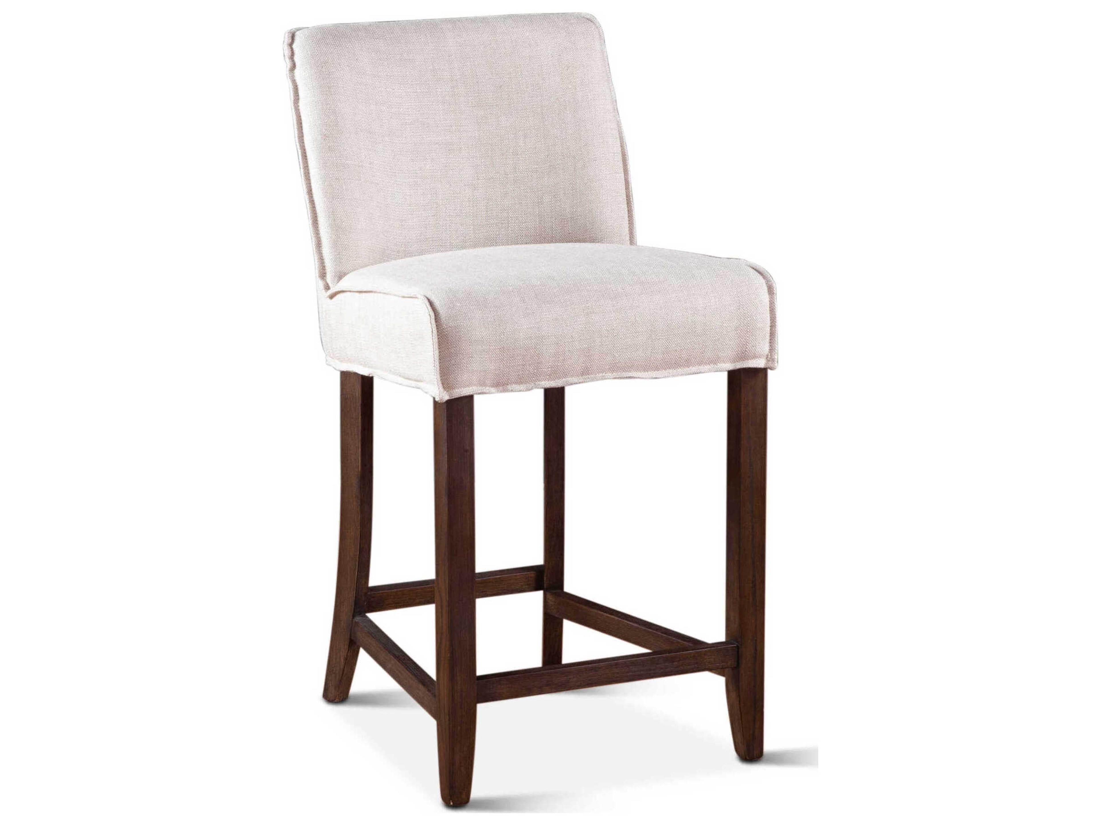 Avery Upholstered Solid Wood Counter Stool