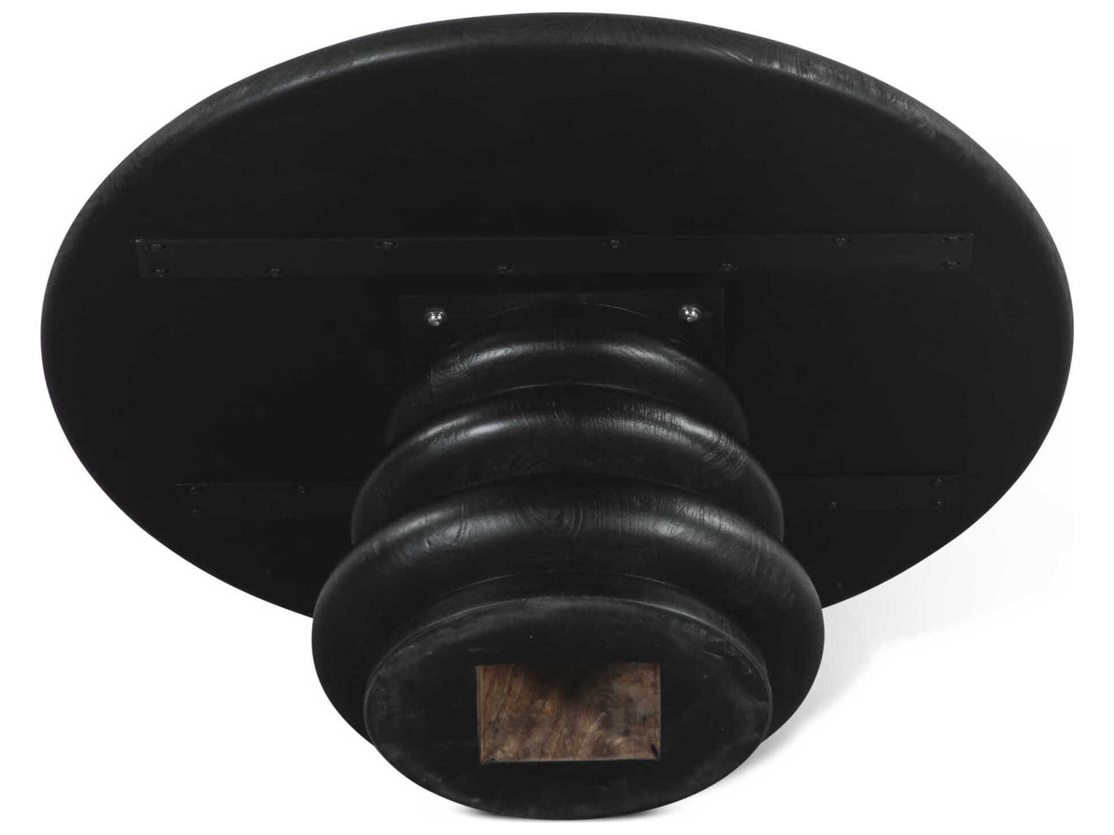 World Interiors Bakio Round Wood Sleek Coffee Table