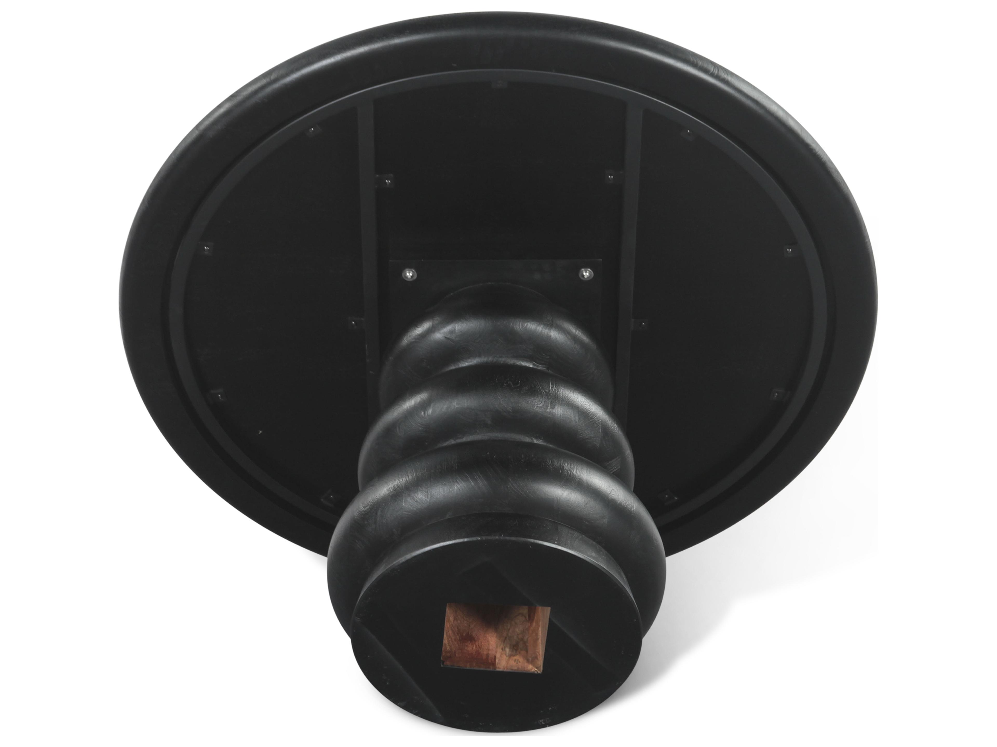 World Interiors Bakio Round Wood Sleek Dining Table