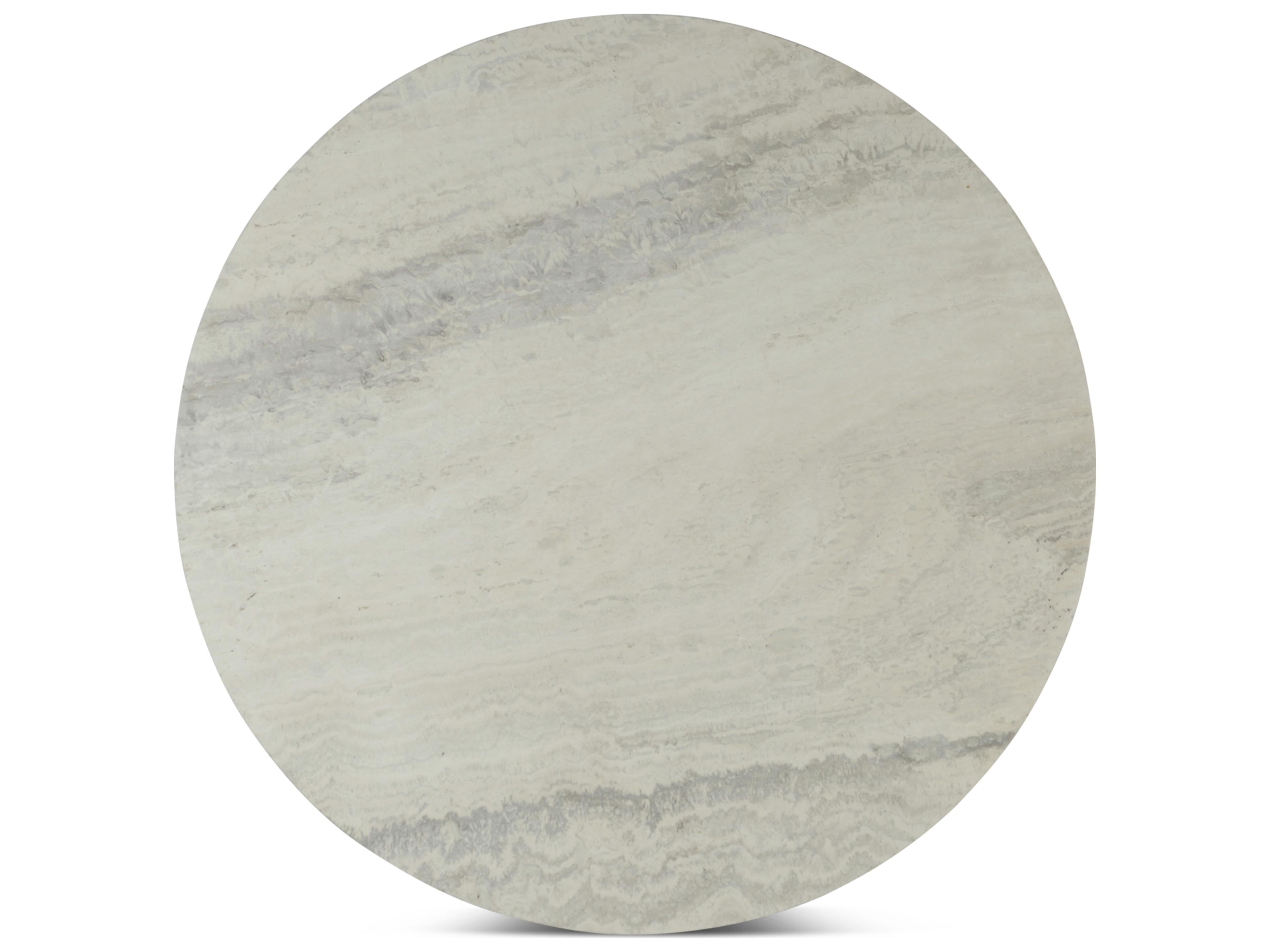 World Interiors Caldera Round Wood Natural Coffee Table