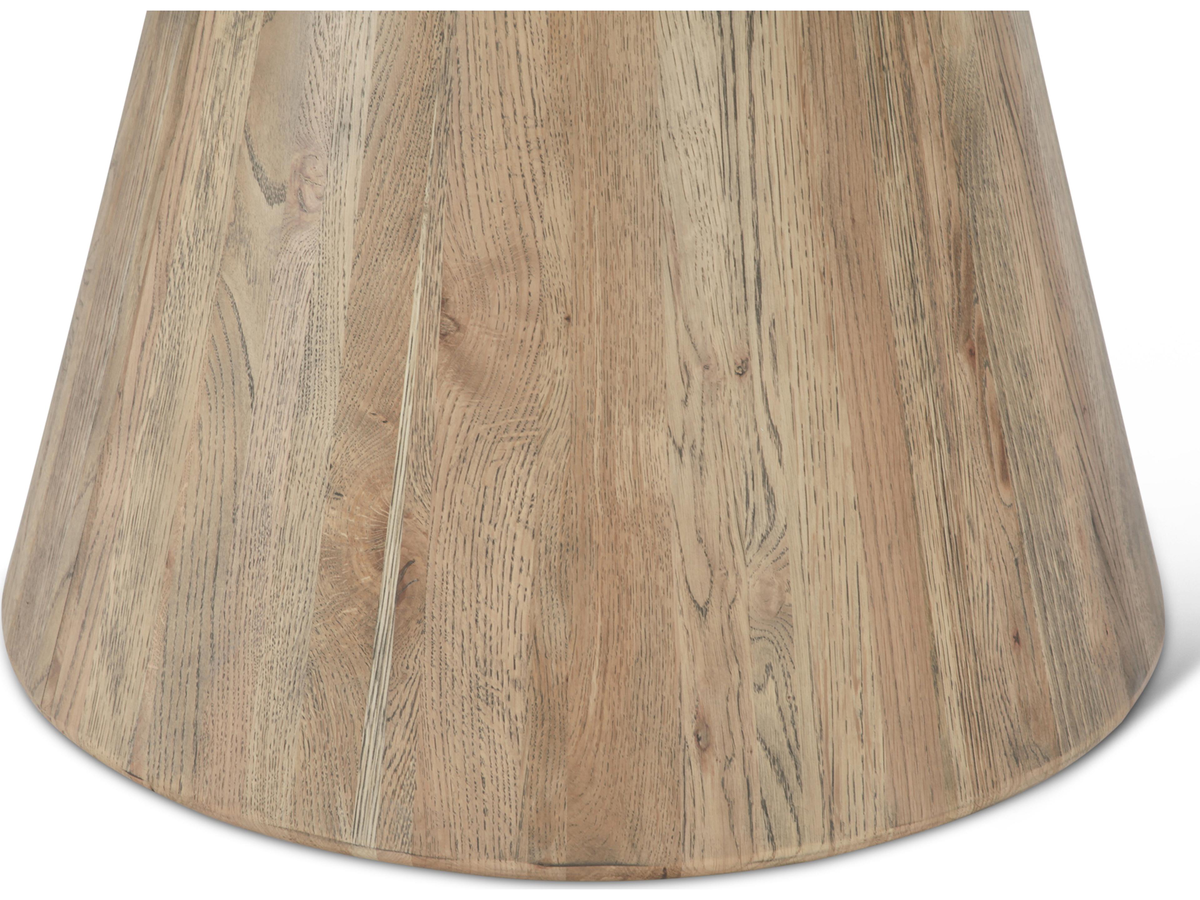 World Interiors Caldera Round Stone Natural Dining Table