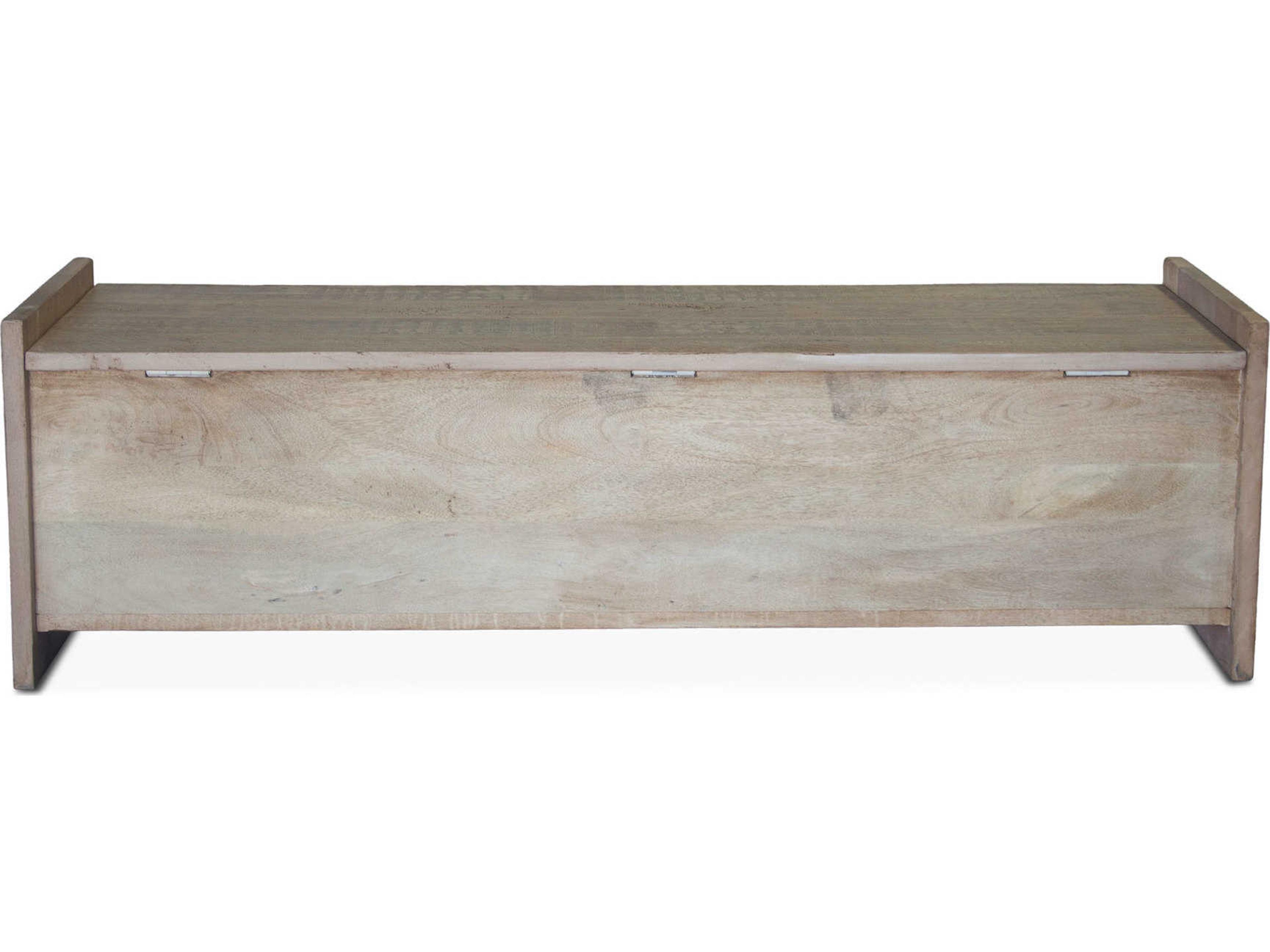 World Interiors Cordoba Vintage Teal Blue Accent Bench