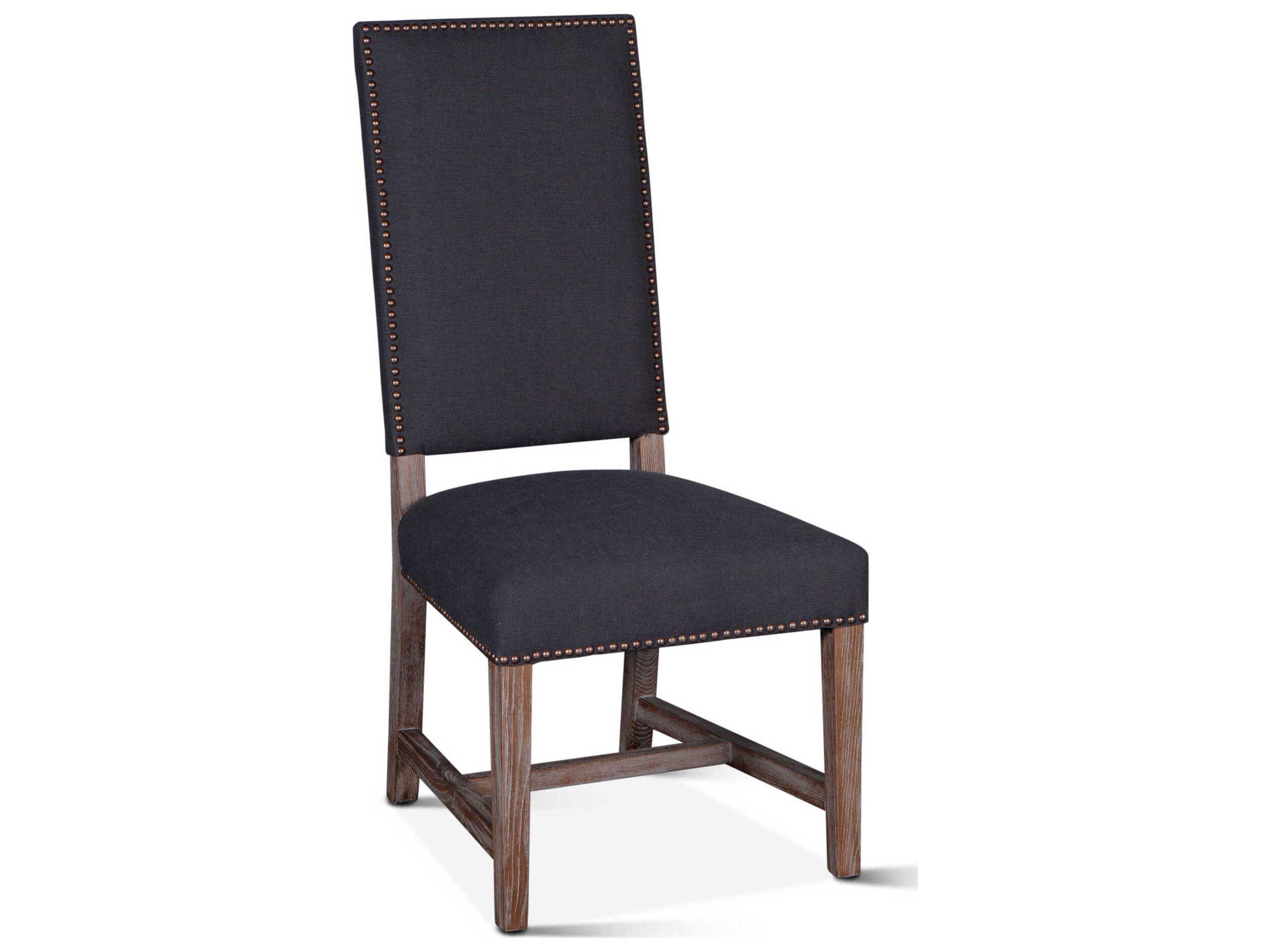 World Interiors Dani Birch Wood Brown Upholstered Side Dining Chair